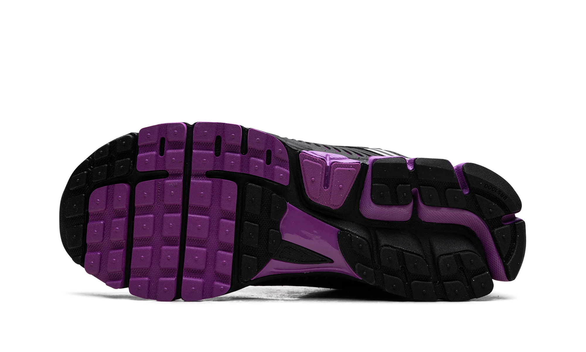 Vnější gumová podrážka Nike Zoom Vomero 5 Black Vivid Purple (FB9149-500).