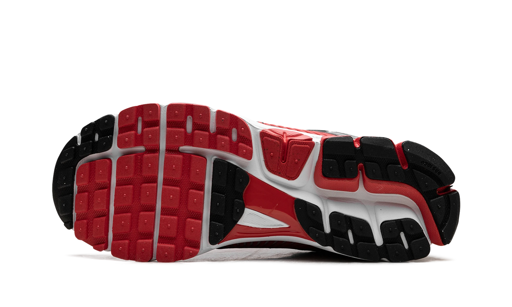 Zunanja gumijasta podplata Nike Zoom Vomero 5 Metallic Silver University Red (HV0926-095).
