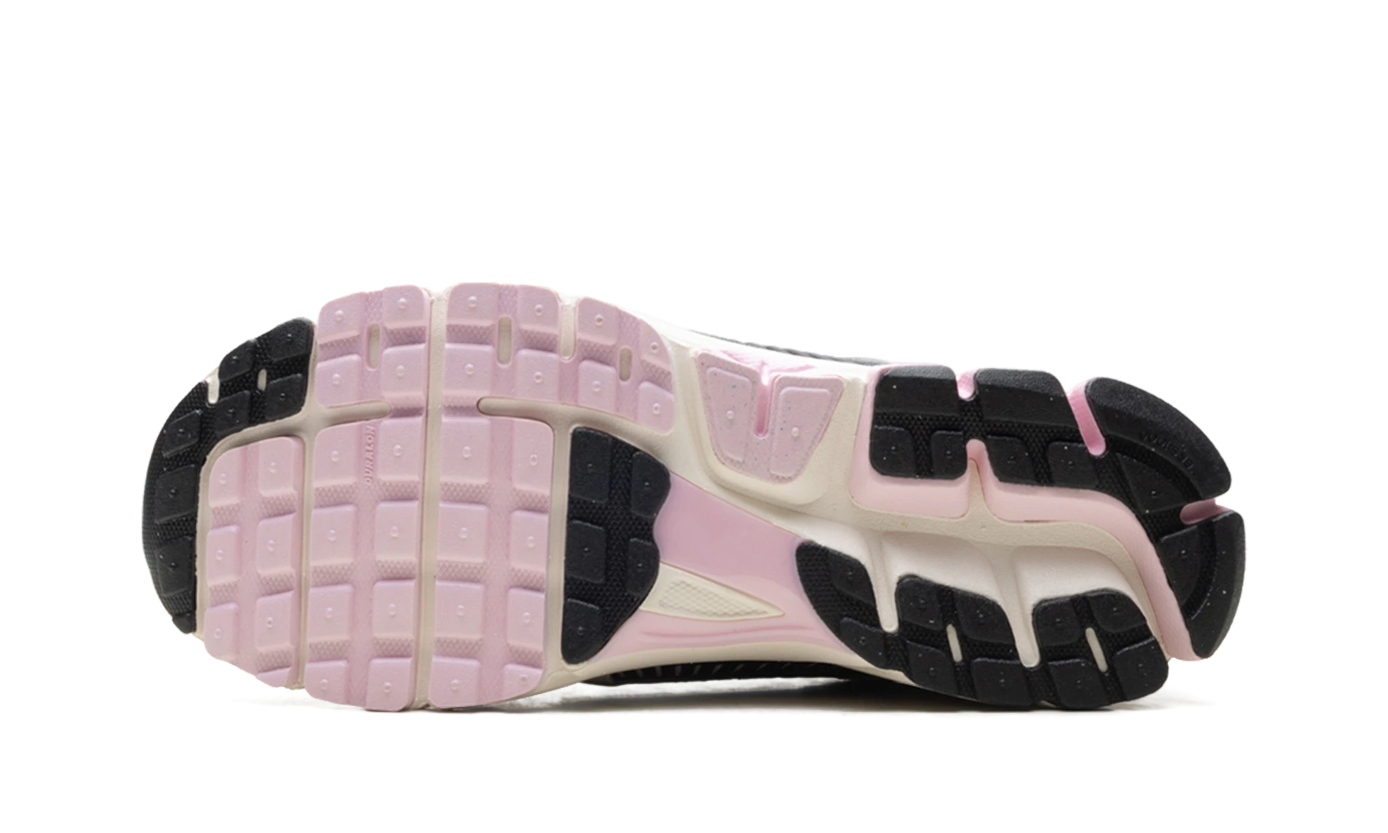 Zunanja gumijasta podplata Nike Zoom Vomero 5 Pink Foam Phantom Metallic Platinum Black (FB9149-600).