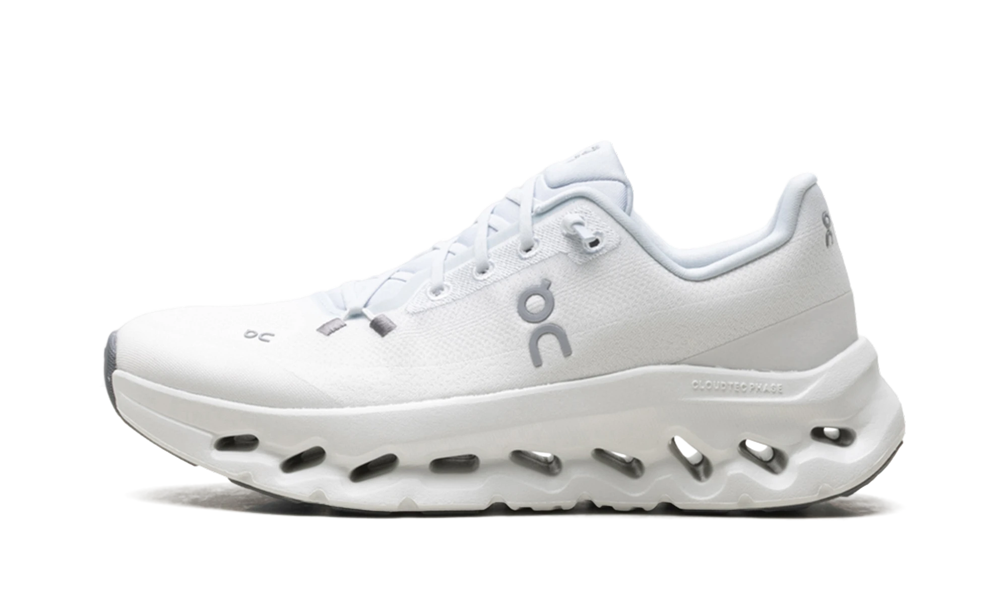 Detail of the inner side of the sneaker On Running Cloudtilt Arctic Ice multicolore.
