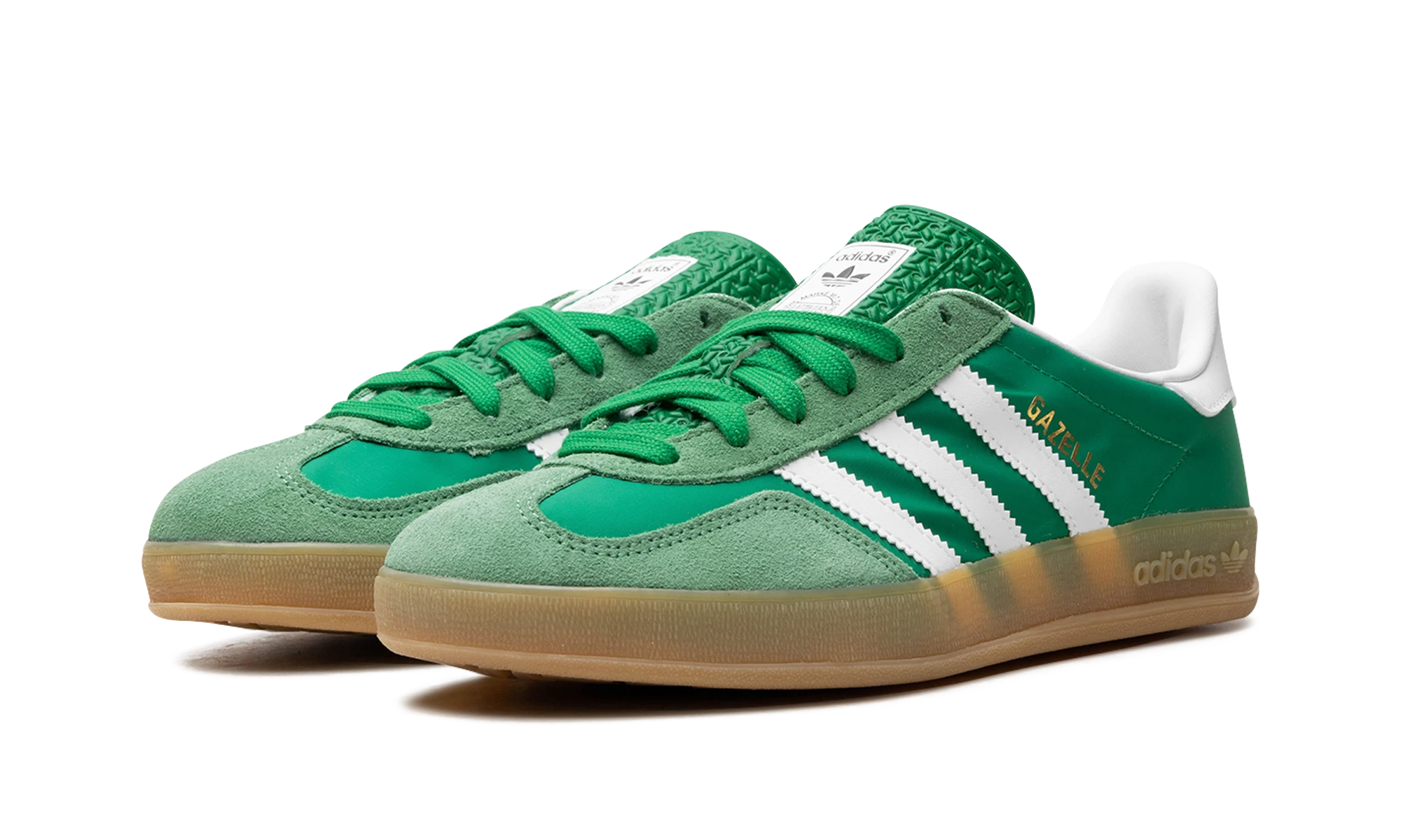 Adidas Gazelle Indoor Green Gum (IE6605) - front view