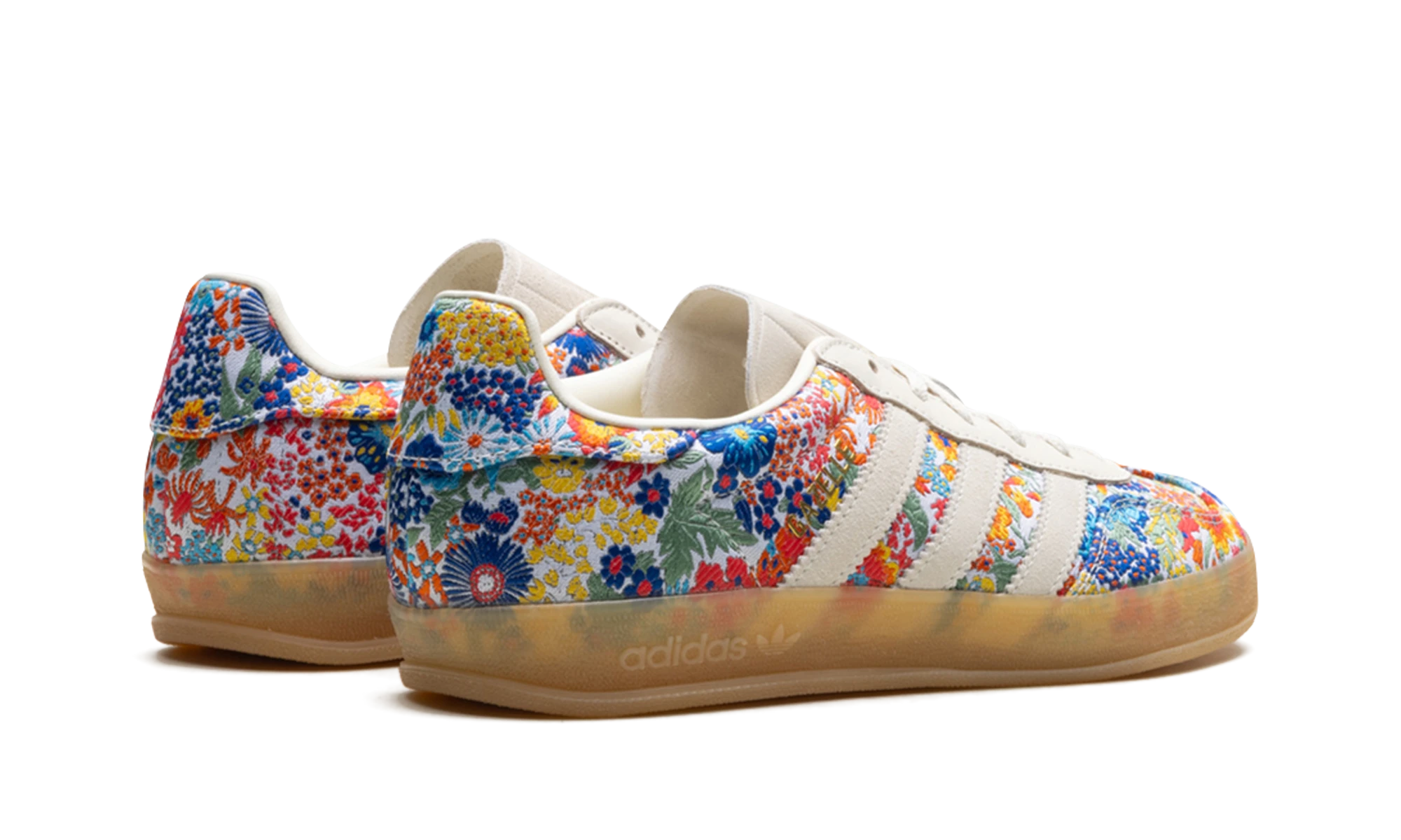 Adidas Gazelle Indoor Liberty London Floral Embroidery (JP5309) - back view