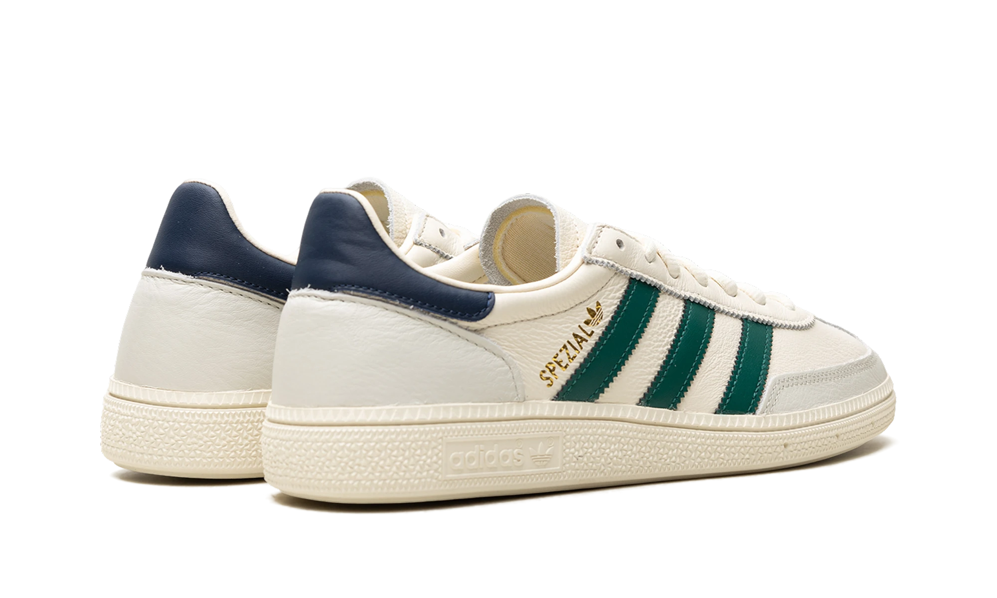 Pair of sneakers Adidas Handball Spezial Chalk White Collegiate Green Night Indigo (JH5451) brand new and authentic with original box.