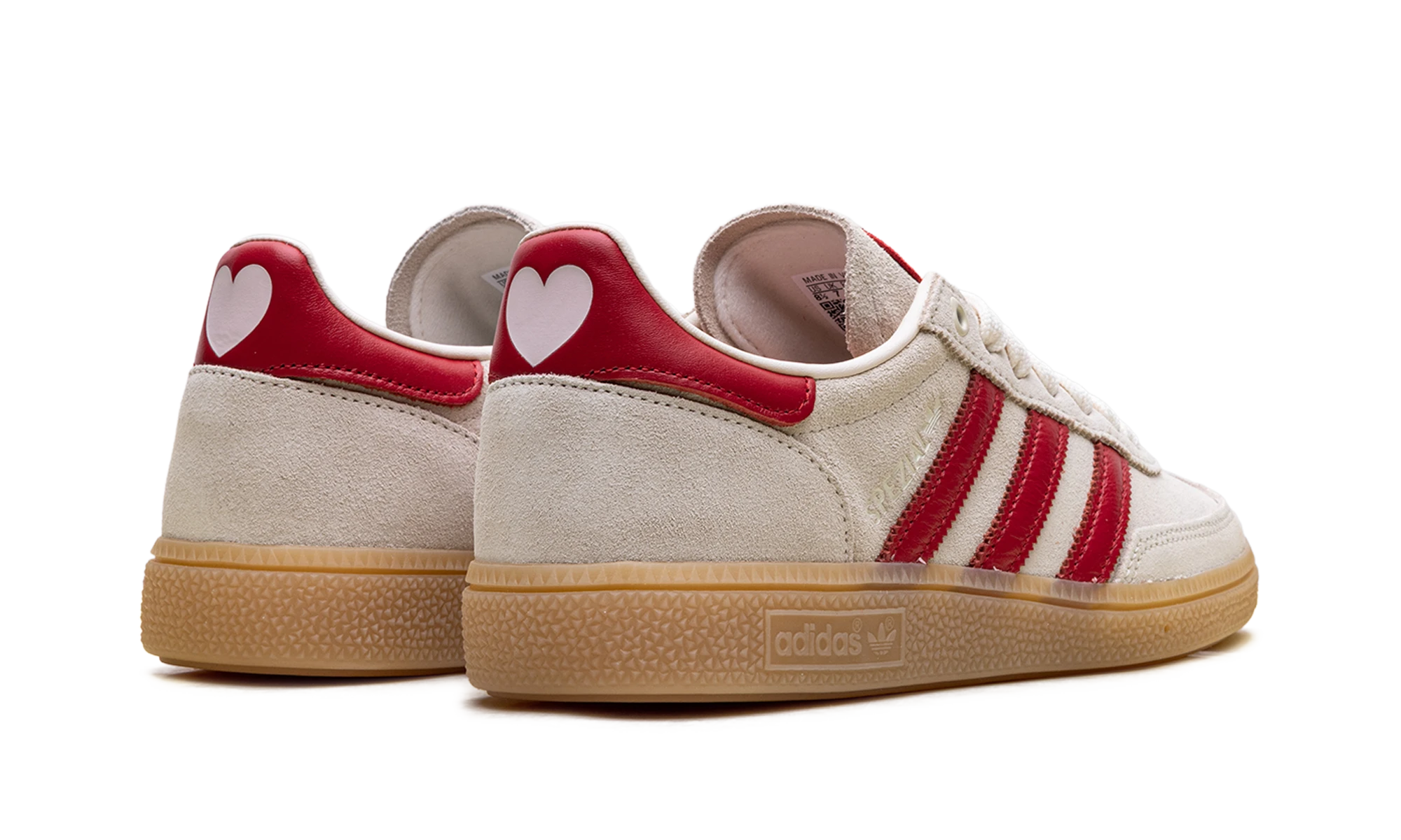 Par sneakers Adidas Handball Spezial Valentine's Day (KH9044) – splitternya och autentiska med originalkartong.
