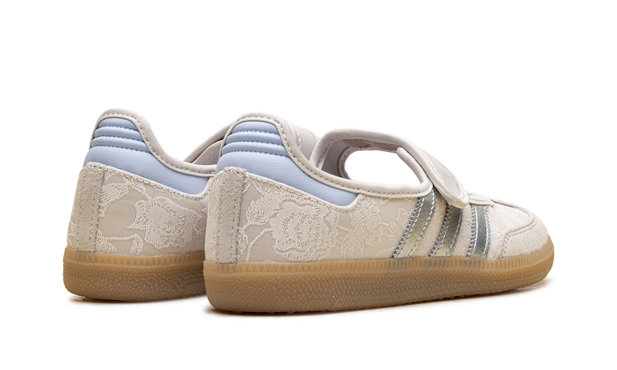 Pair of sneakers Adidas Samba Jane Liberty London Chalk Pearl Silver (IH6978) brand new and authentic with original box.