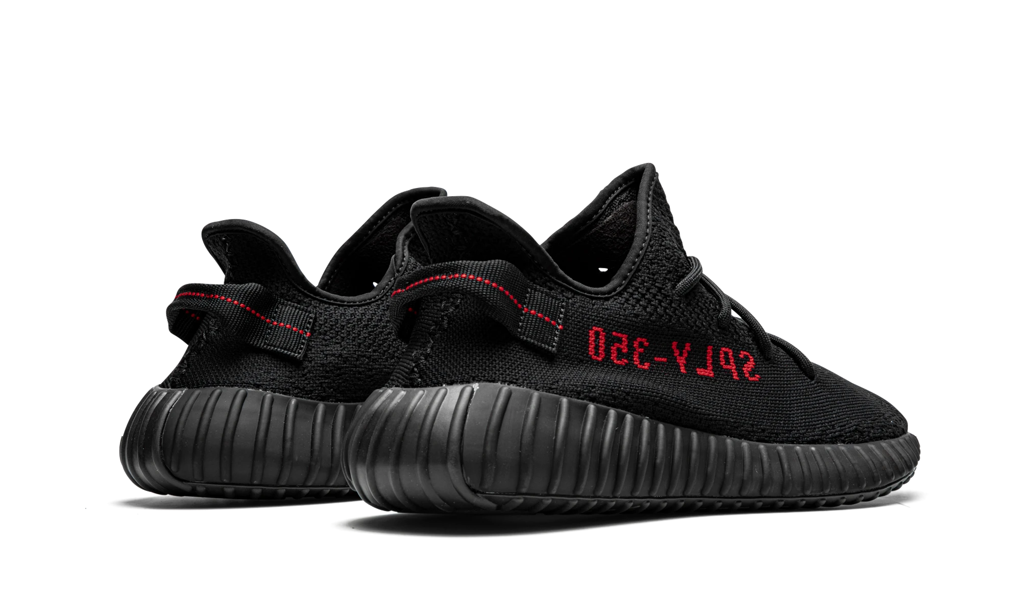 Par sneakers Adidas Yeezy Boost 350 V2 Black Red (CP9652) – splitter nye og autentiske med originalæske.