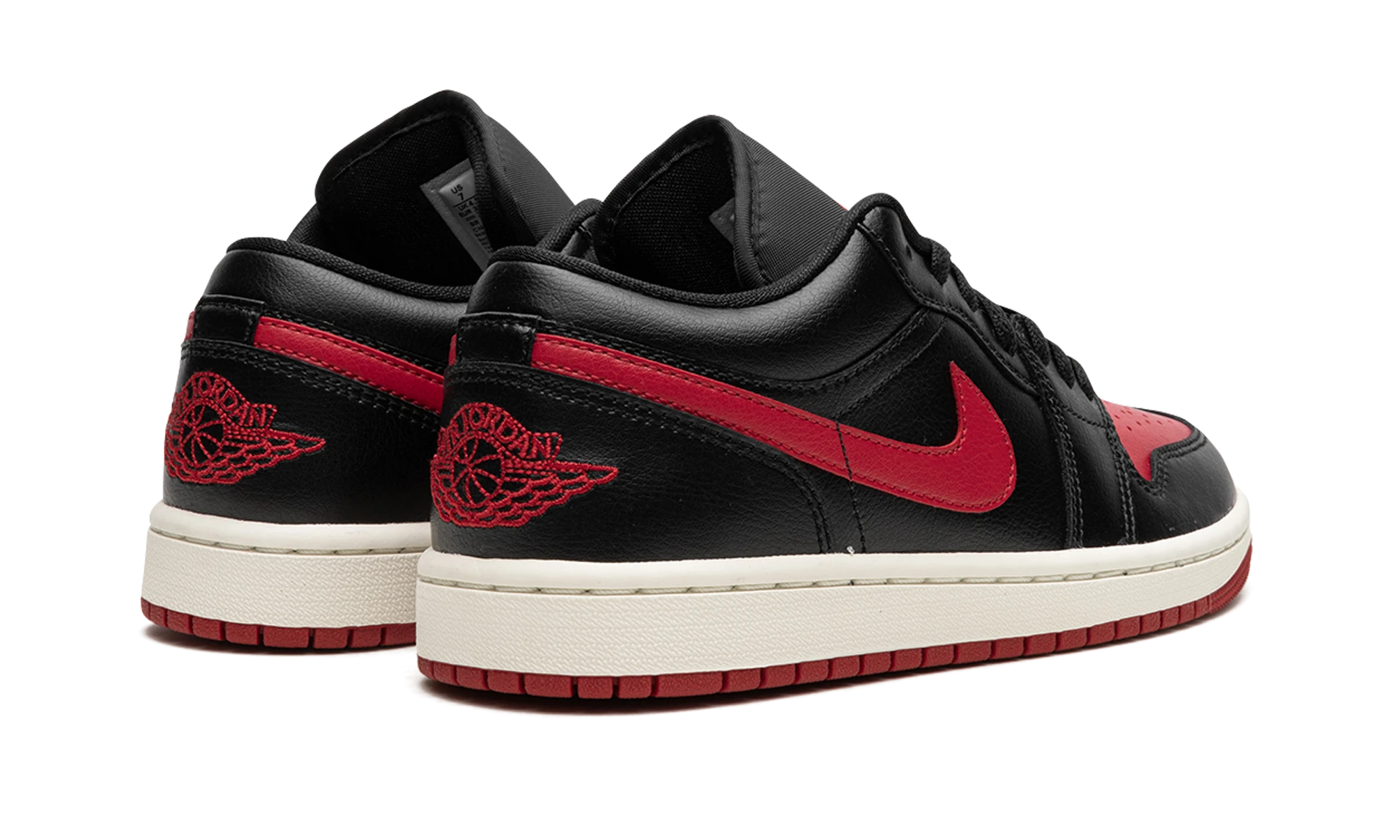 Pair of sneakers Air Jordan Jordan 1 Low Bred Sail (DC0774-061) brand new and authentic with original box.