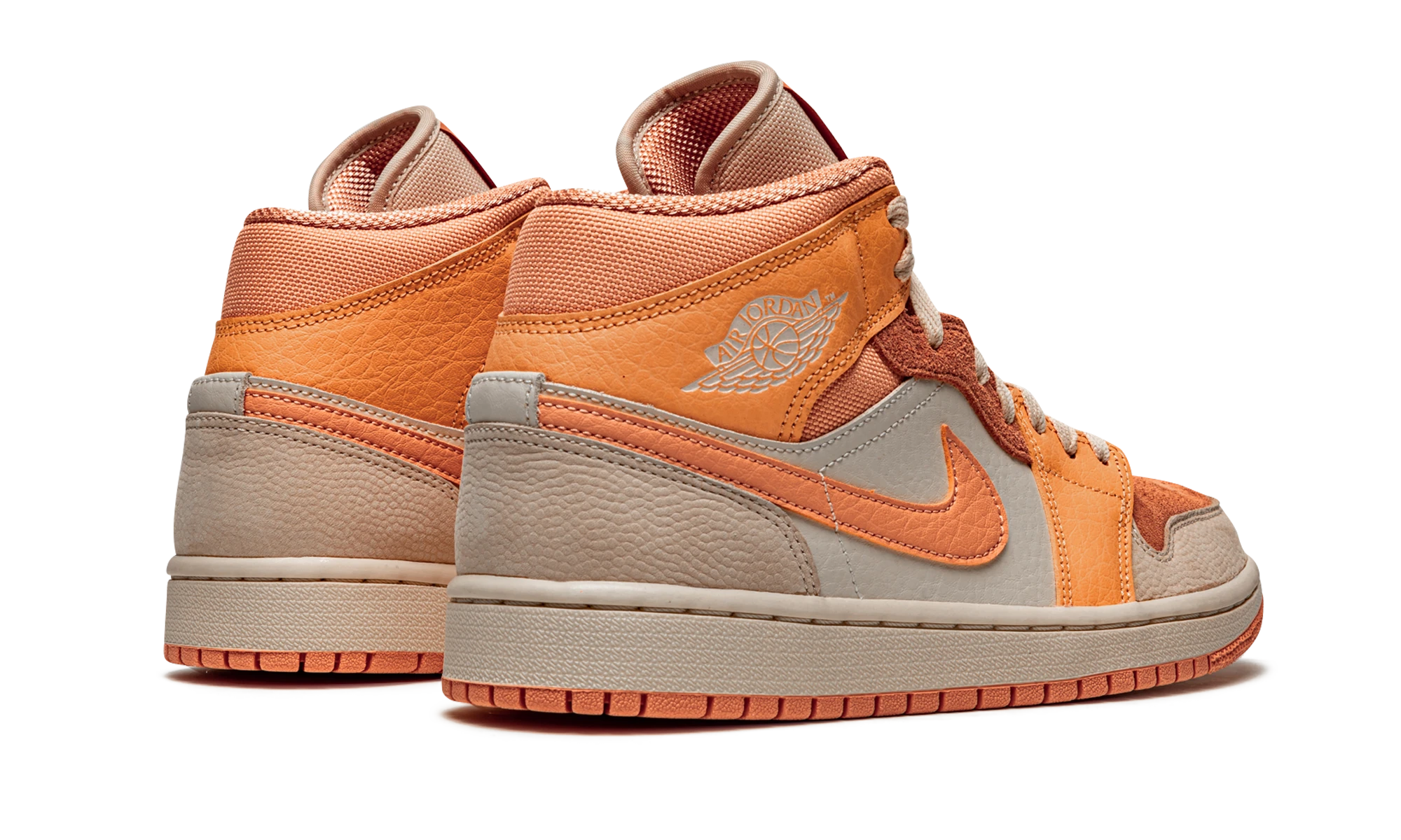 Air Jordan 1 Mid Apricot Orange (DH4270-800) - back view
