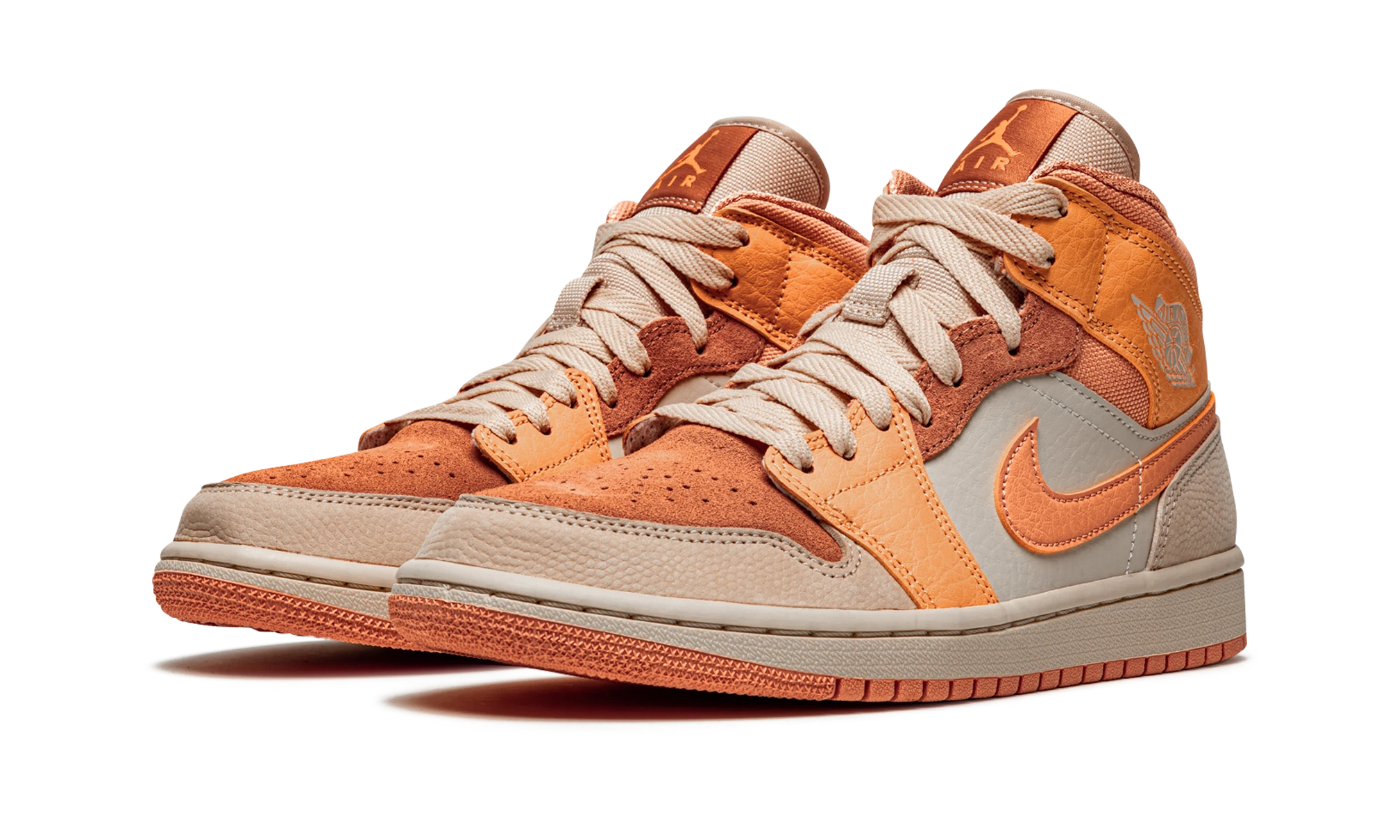 Air Jordan 1 Mid Apricot Orange (DH4270-800) - front view