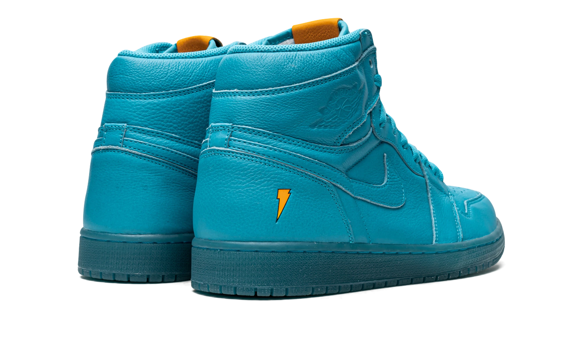 Pair of sneakers Air Jordan Jordan 1 Retro High Gatorade Blue Lagoon (AJ5997-455) brand new and authentic with original box.