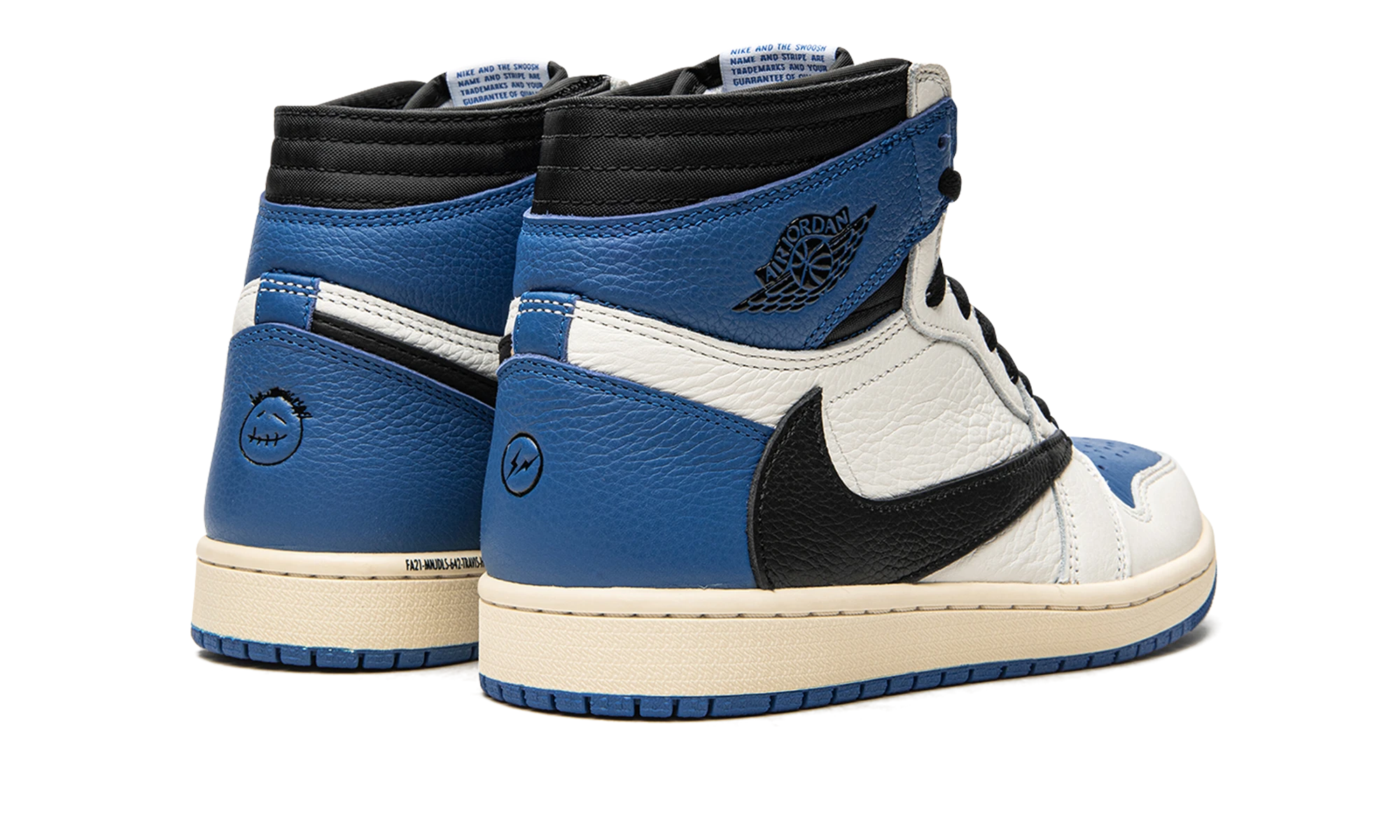 Pair of sneakers Air Jordan Jordan 1 Retro High OG SP Fragment x Travis Scott (DH3227-105) brand new and authentic with original box.