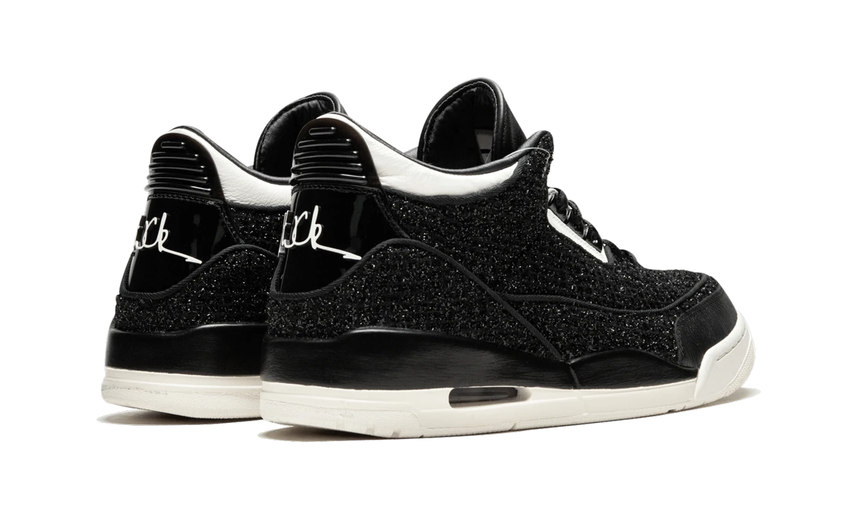 Par de zapatillas Air Jordan Jordan 3 Retro AWOK Vogue Black (BQ3195-001) nuevas y auténticas con caja original.