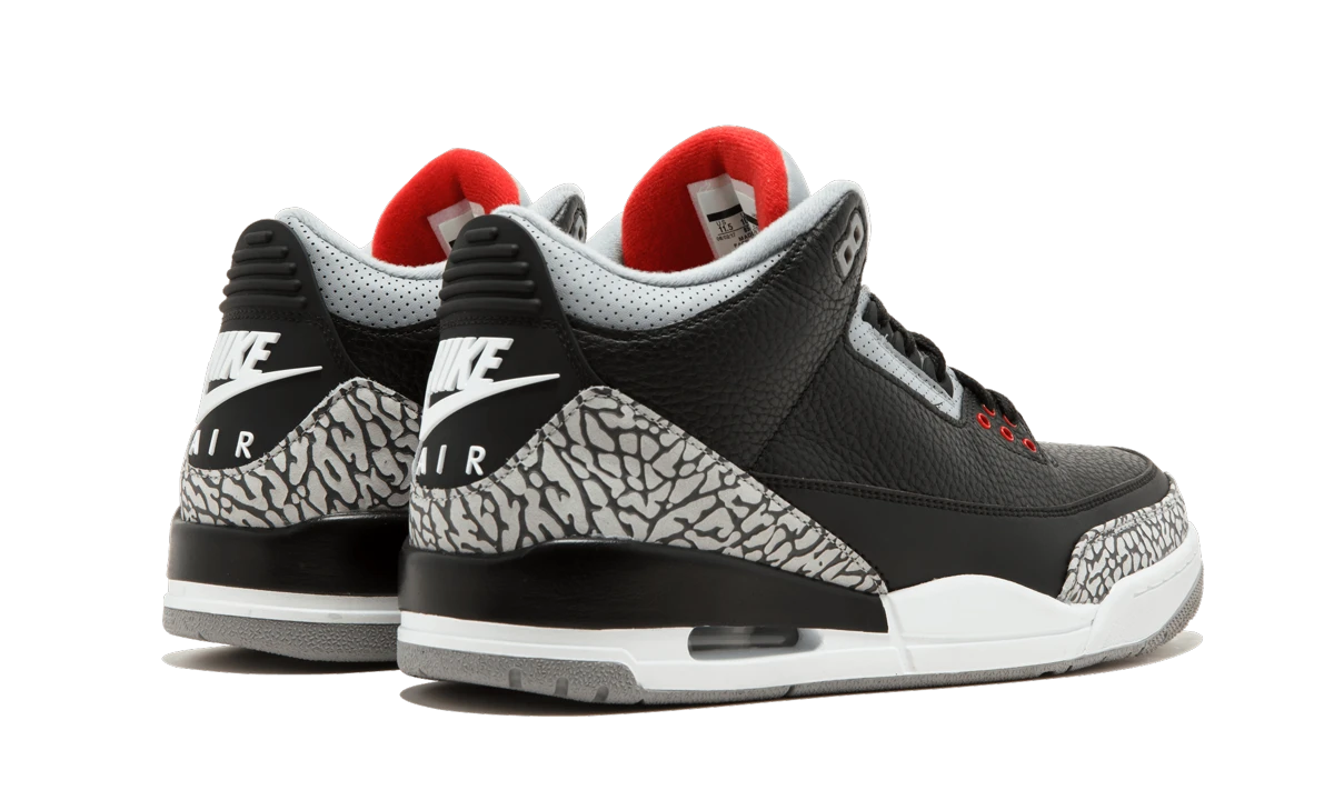 Pair of sneakers Air Jordan Jordan 3 Retro Black Cement (854262-001) brand new and authentic with original box.