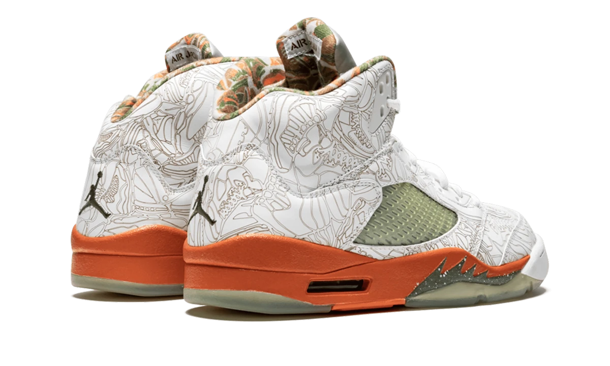 Pair of sneakers Air Jordan Jordan 5 Retro Laser (315739-131/315749-131) brand new and authentic with original box.