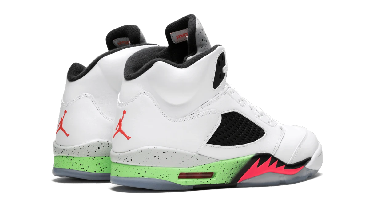 Air Jordan 5 Retro Poison Green (136027-115) - back view