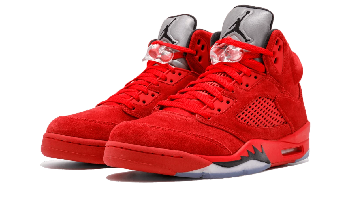 Air Jordan 5 Retro Red Suede (136027-602) - front view
