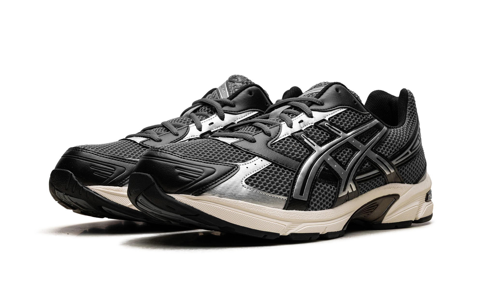 Detail of the inner side of the sneaker ASICS Gel-1130 Steel Grey Black (1203A609-021) gris et noir.
