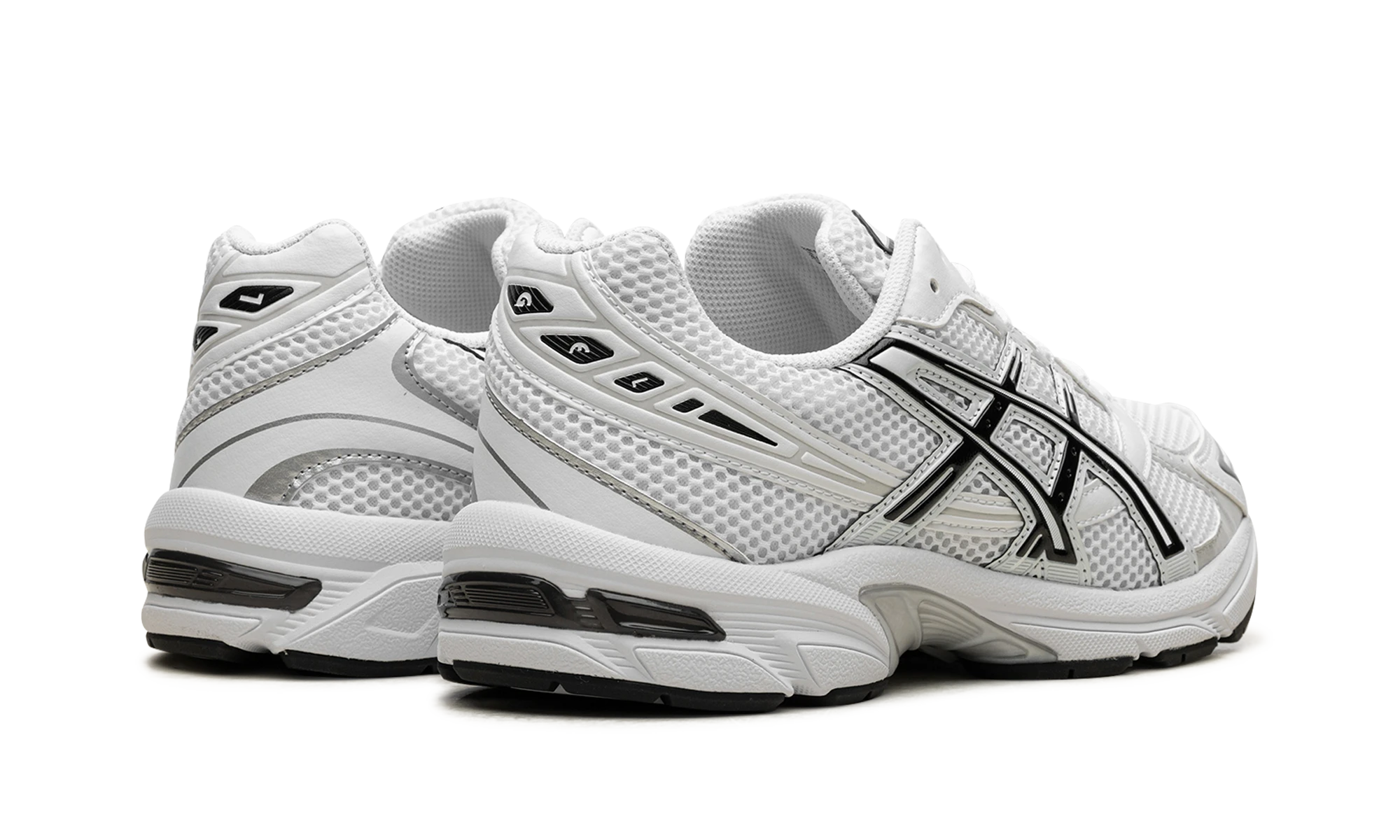 Paar Sneaker ASICS Gel-1130 White Black (1201B019-100) – nagelneu und authentisch mit Originalkarton.