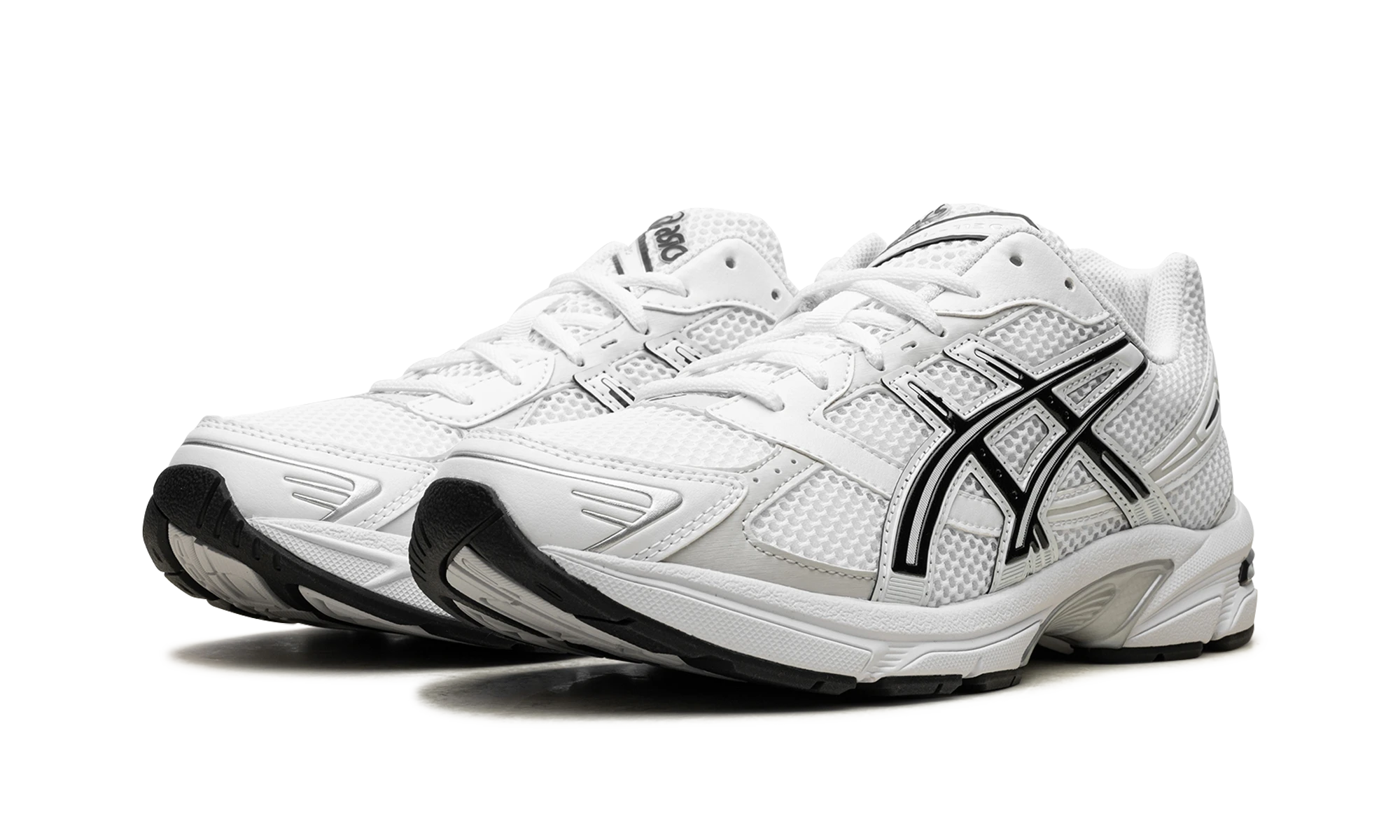 Detail der Innenseite des sneaker ASICS Gel-1130 White Black (1201B019-100) blanc et noir.