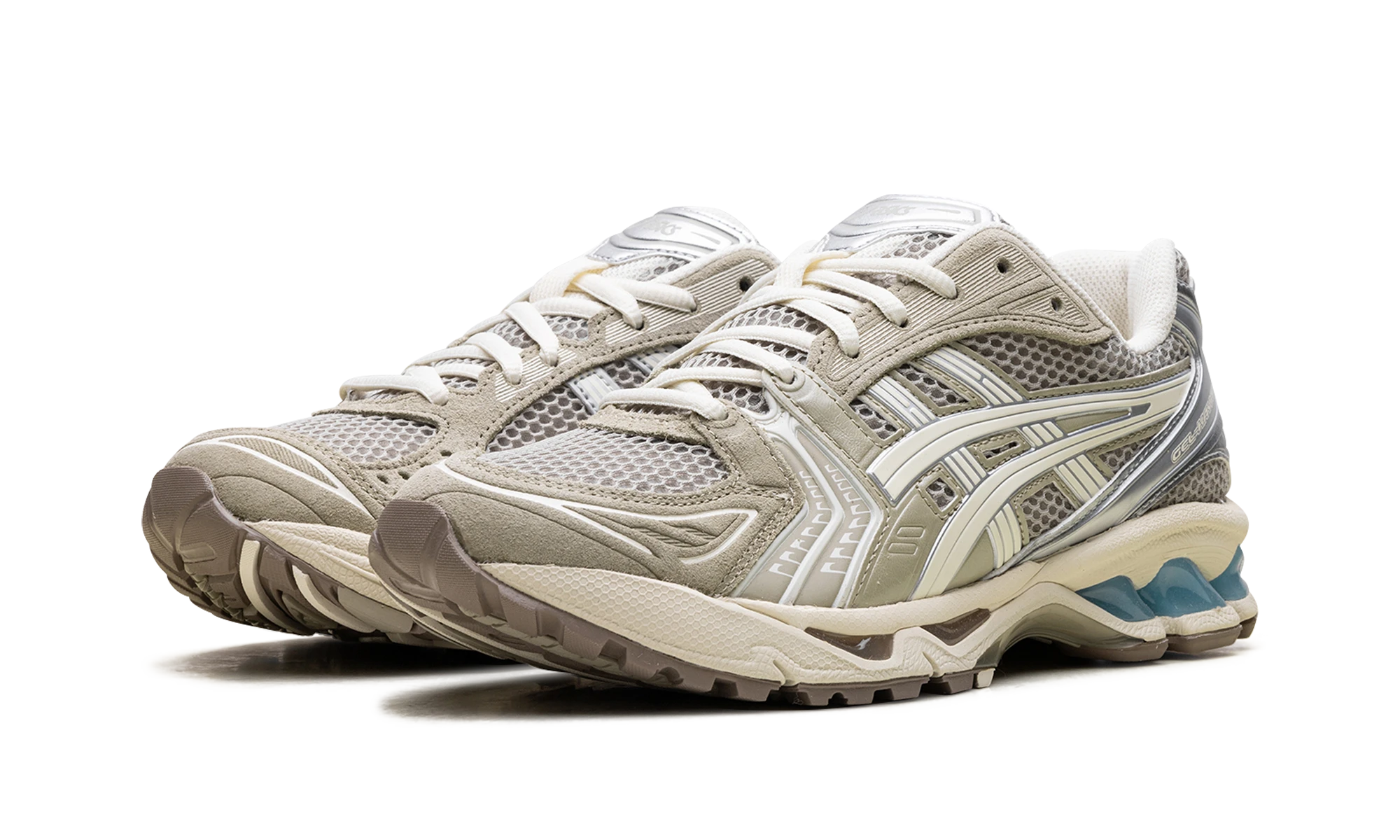 Detail of the inner side of the sneaker ASICS Gel-Kayano 14 Juliana Salazar (1203A572-300) multicolore.