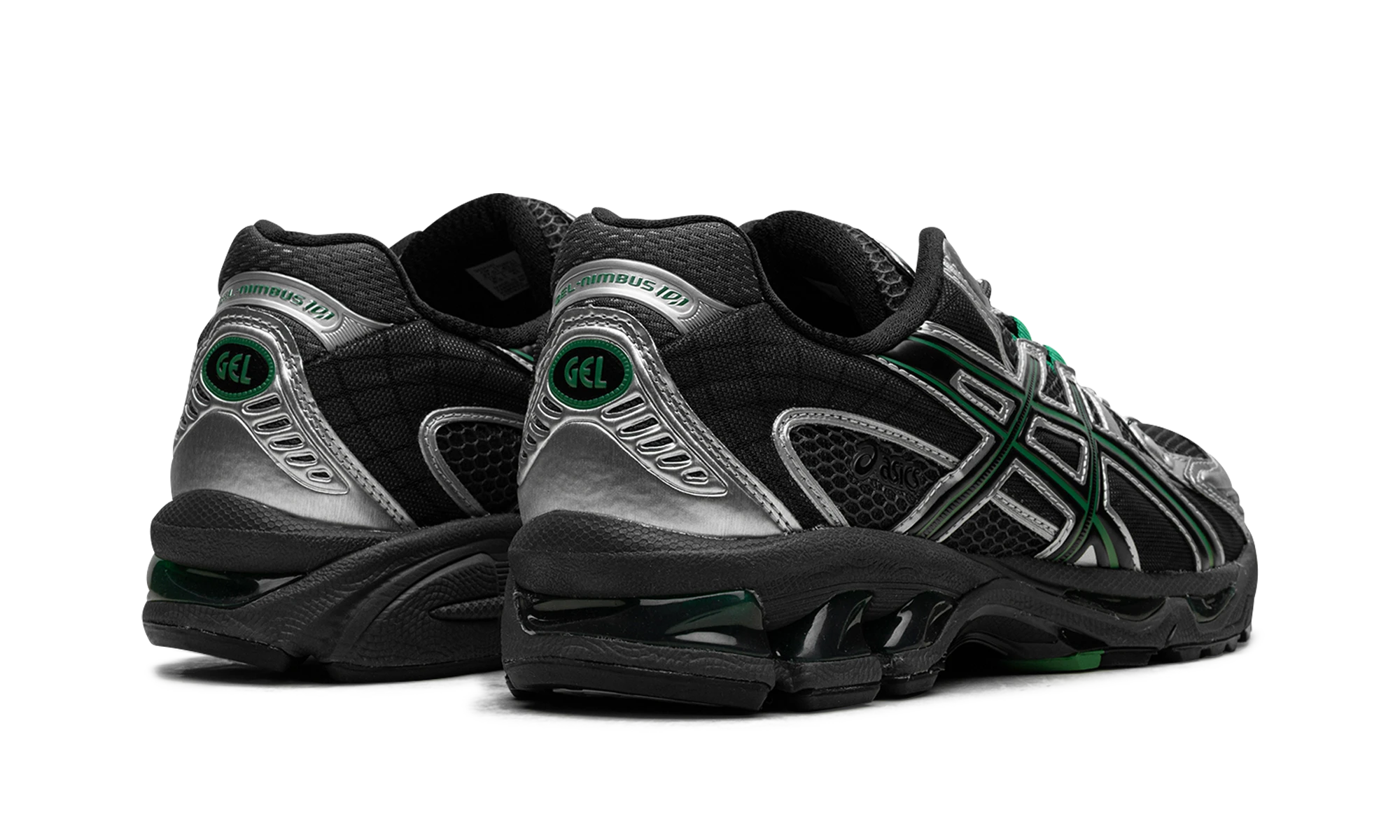 Pair of sneakers ASICS Gel-Nimbus 10.1 Obsidian Grey Green Basil brand new and authentic with original box.
