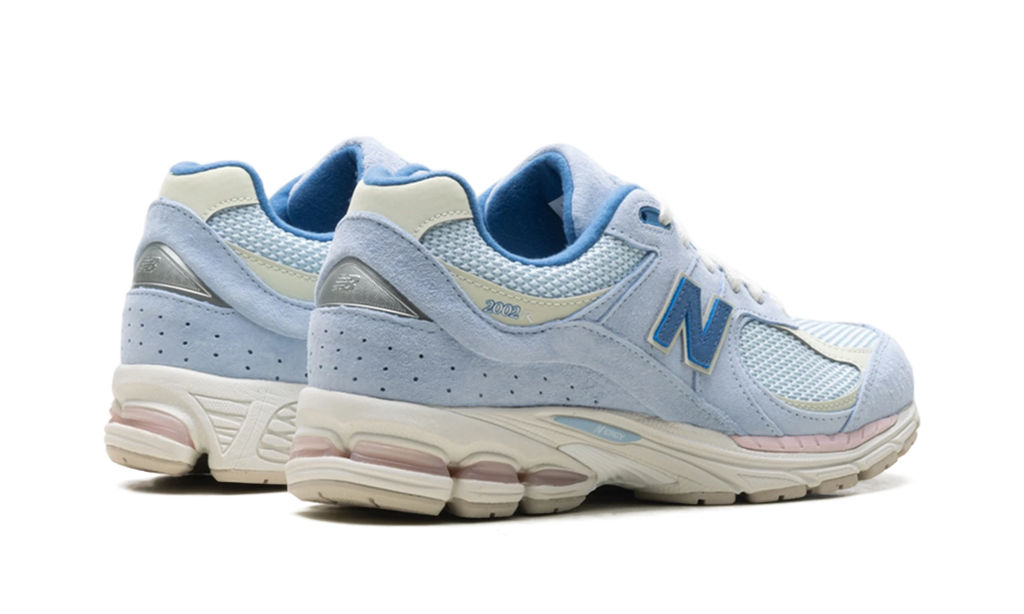 Coppia di scarpe New Balance 2002R Pastel Blue Green (U2002RFA) nuove e autentiche con scatola originale.