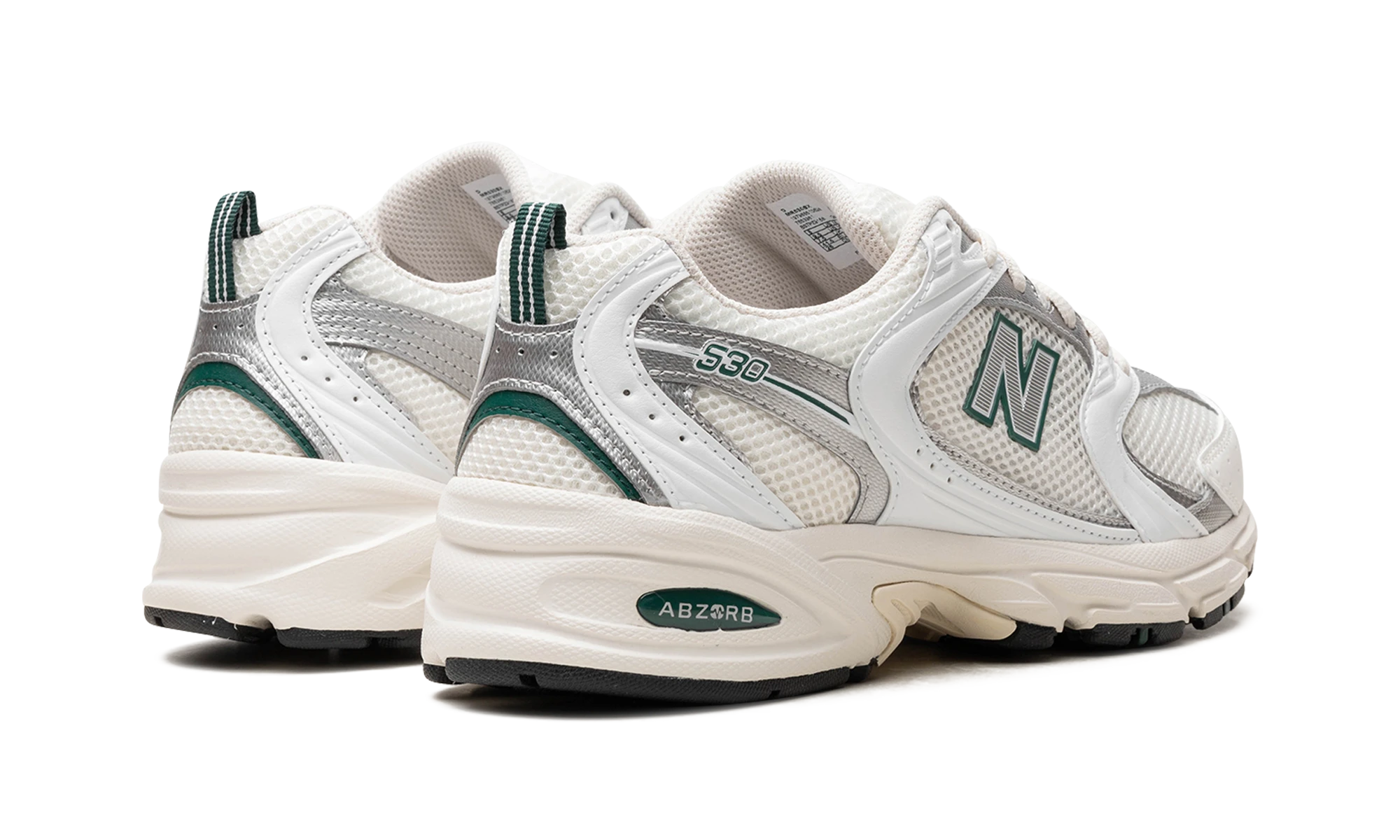 Pair of sneakers New Balance 530 Sea Salt Marsh Green (MR530SX) brand new and authentic with original box.