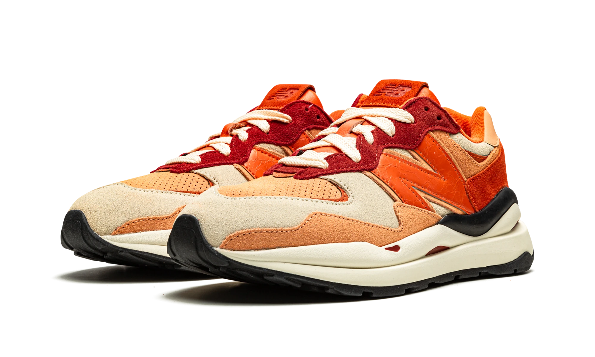 Detail of the inner side of the sneaker New Balance 57/40 Concepts Headin' Home (Special Box) ((Special Box) M5740HH1) orange.