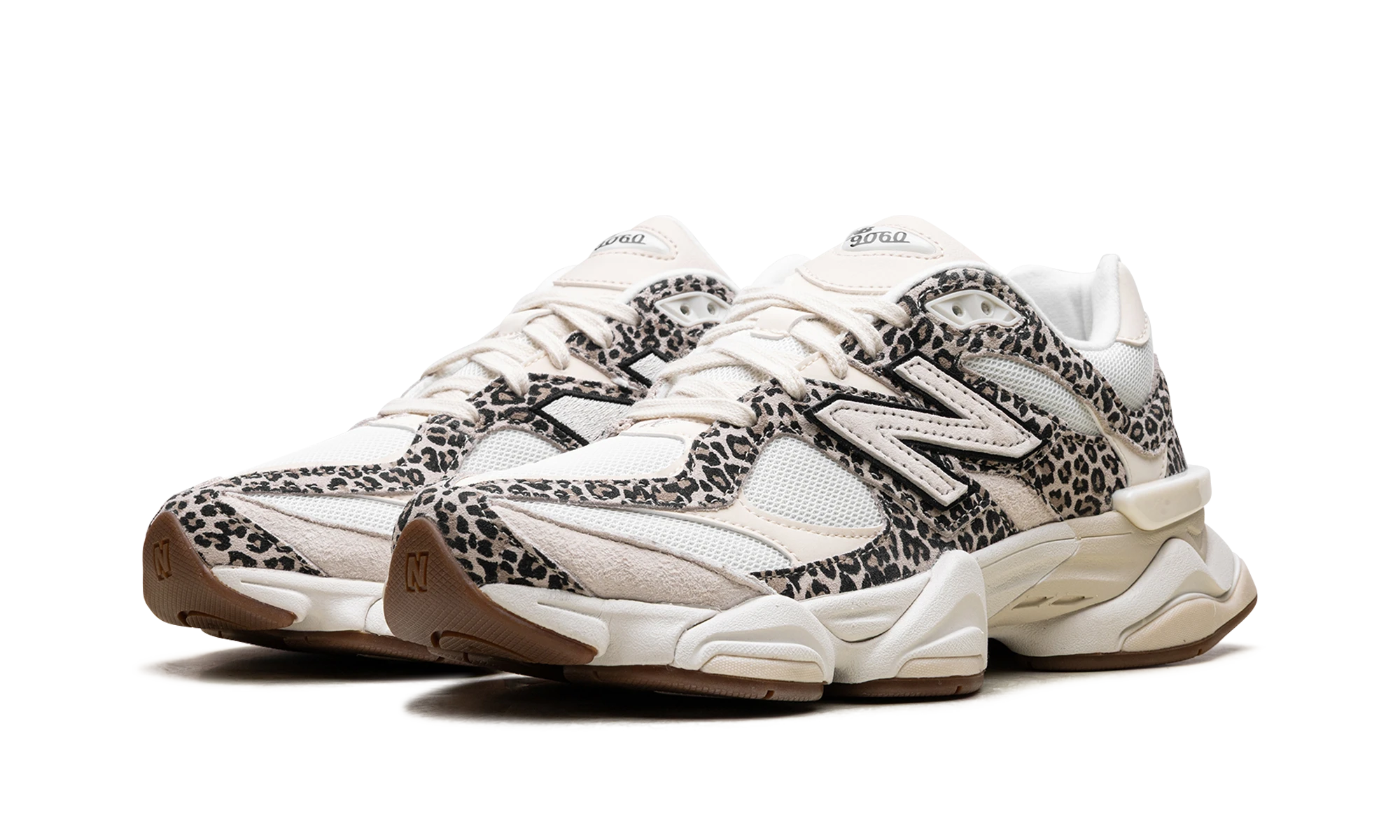 New Balance 9060 ASOS Exclusive Beige Brown Leopard Print (U9060ALP) - front view