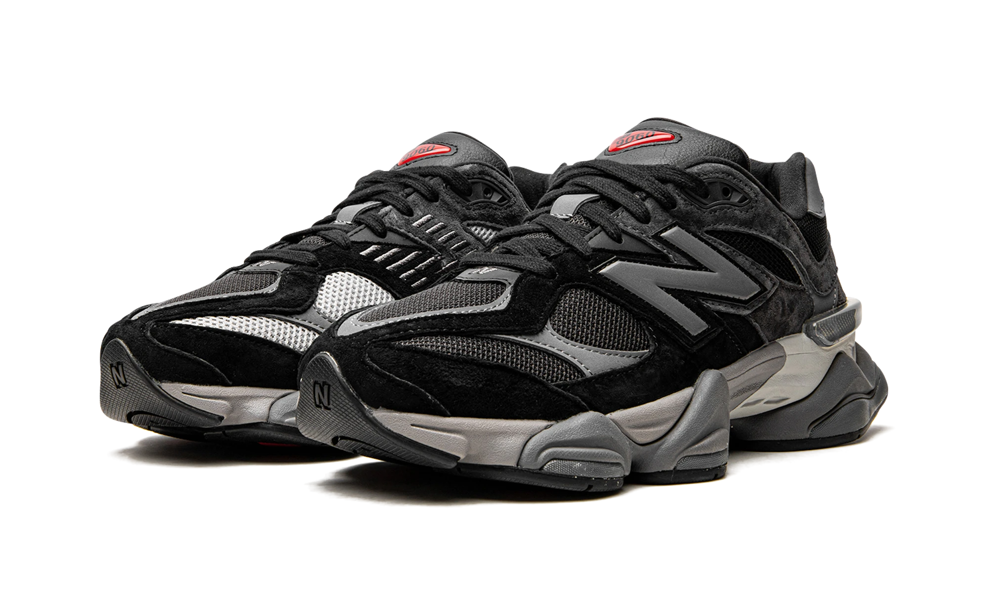 New Balance 9060 Black Castlerock Grey (U9060BLK) - front view