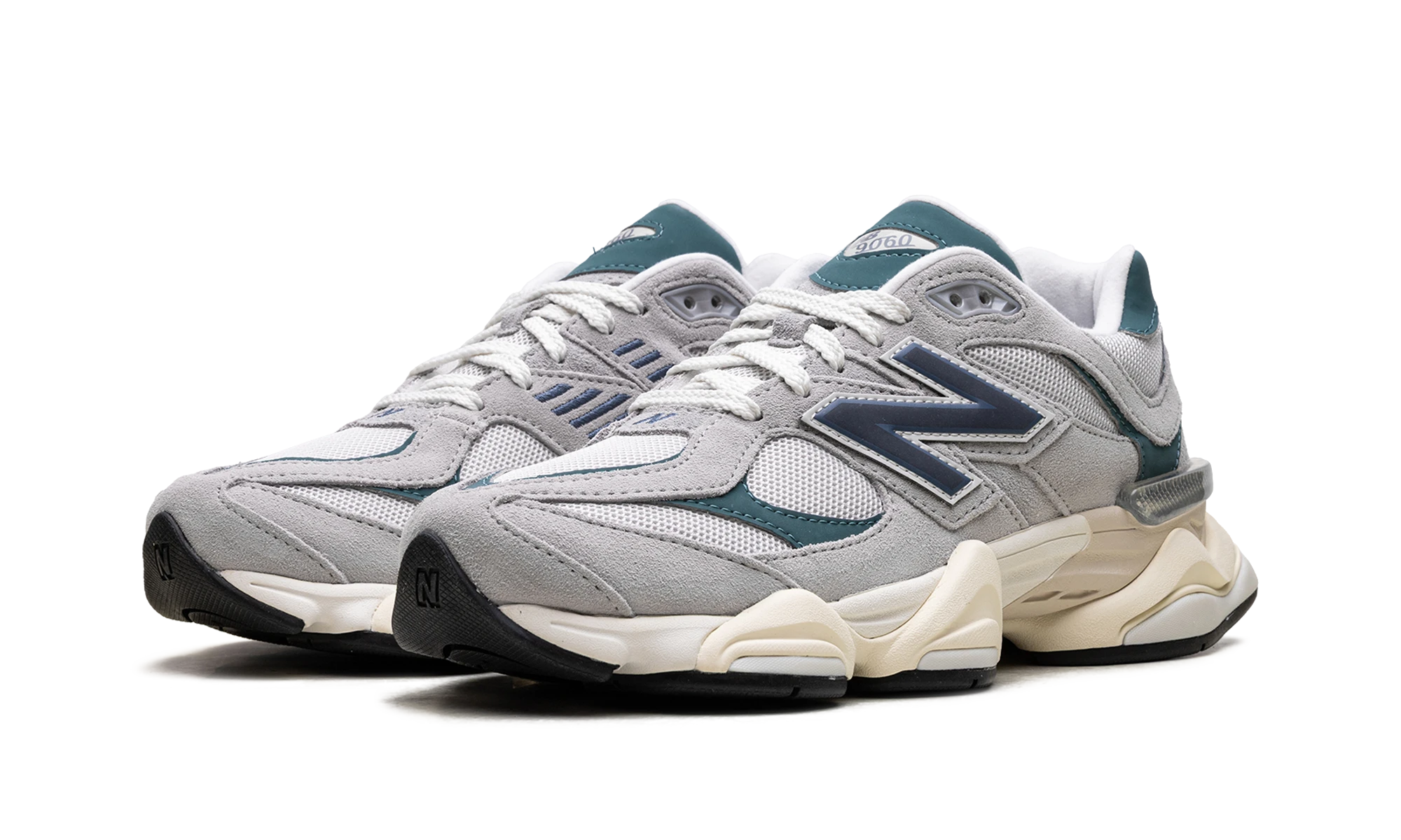 New Balance 9060 Concrete Vintage Indigo New Spruce (U9060HMS) - front view