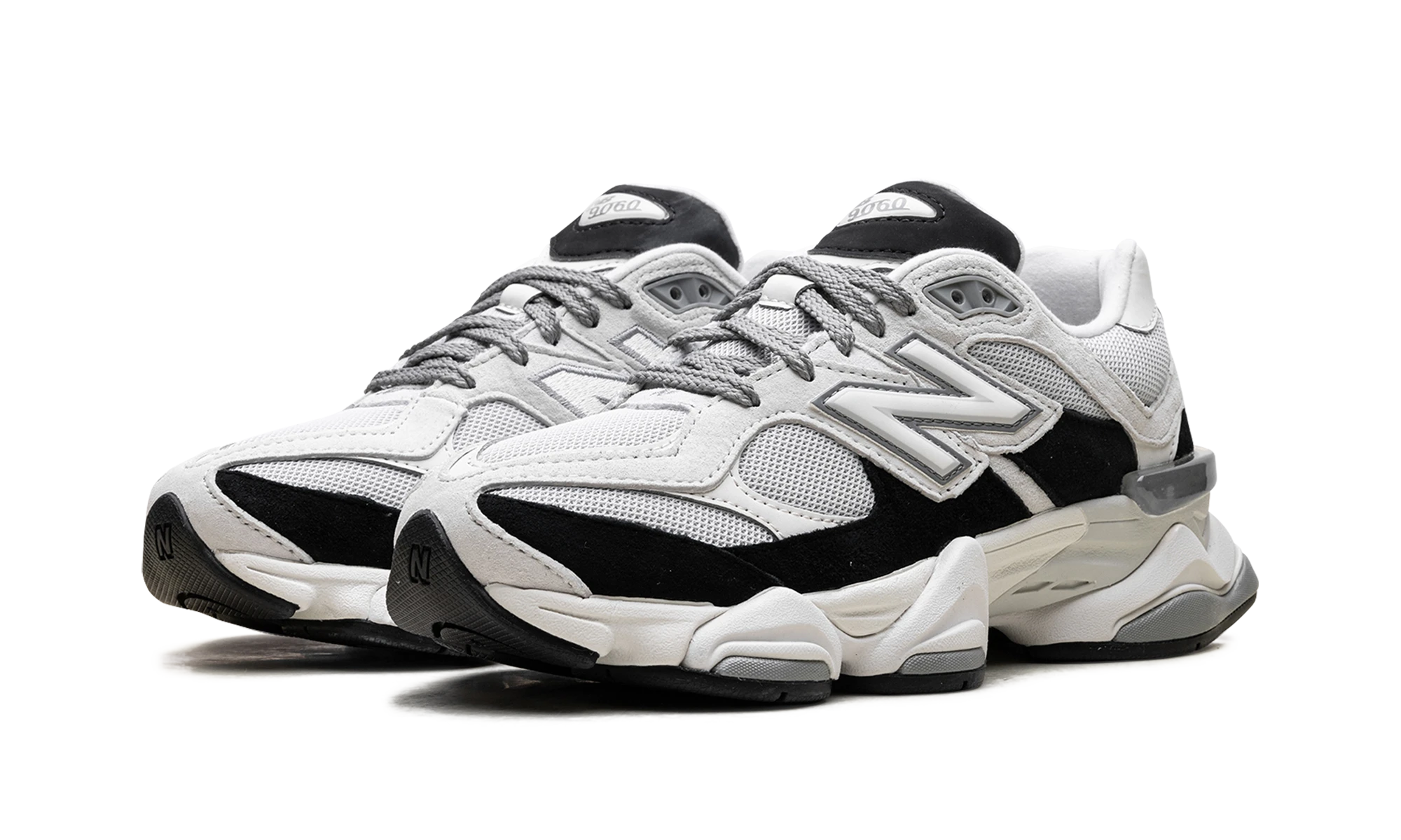 New Balance 9060 Grey Jet Black (U9060JBB) - front view