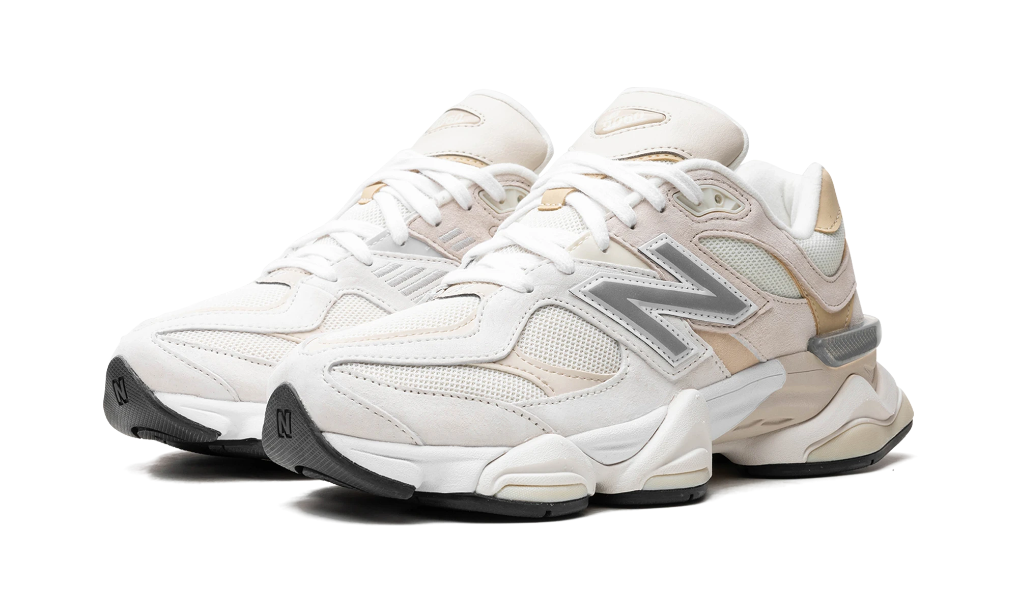 Detail van de binnenkant van de sneaker New Balance 9060 Turtledove (U9060TAT) multicolore.