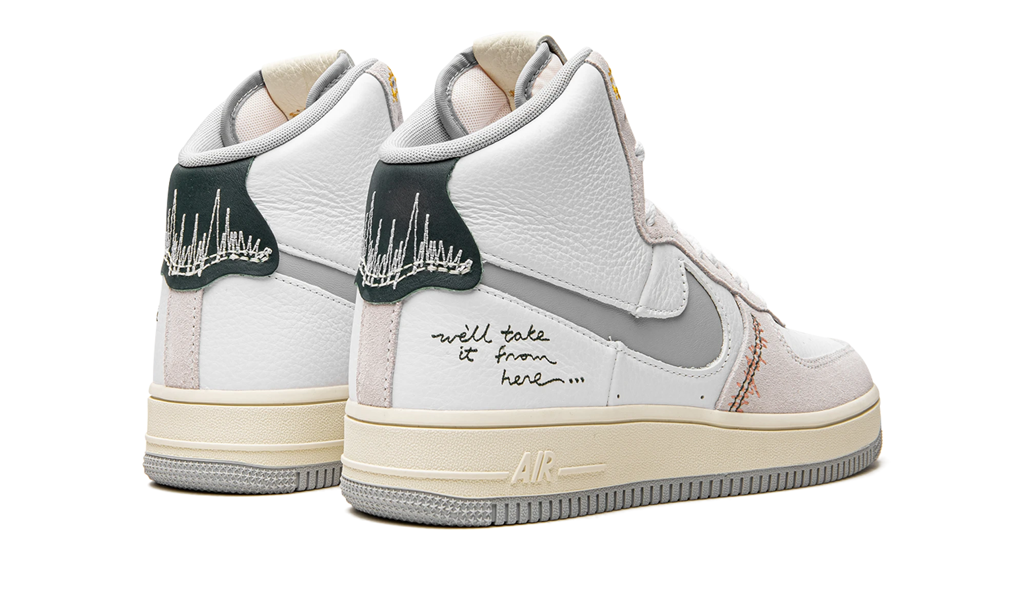 Nike Air Force 1 High Sculpt We'll Take It From Here (DV2187-100) - back view