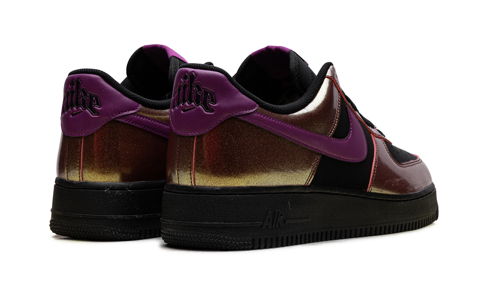 Nike Air Force 1 Low '07 LV8 Glam Rock Black Bold Berry (IB6843-002) - back view