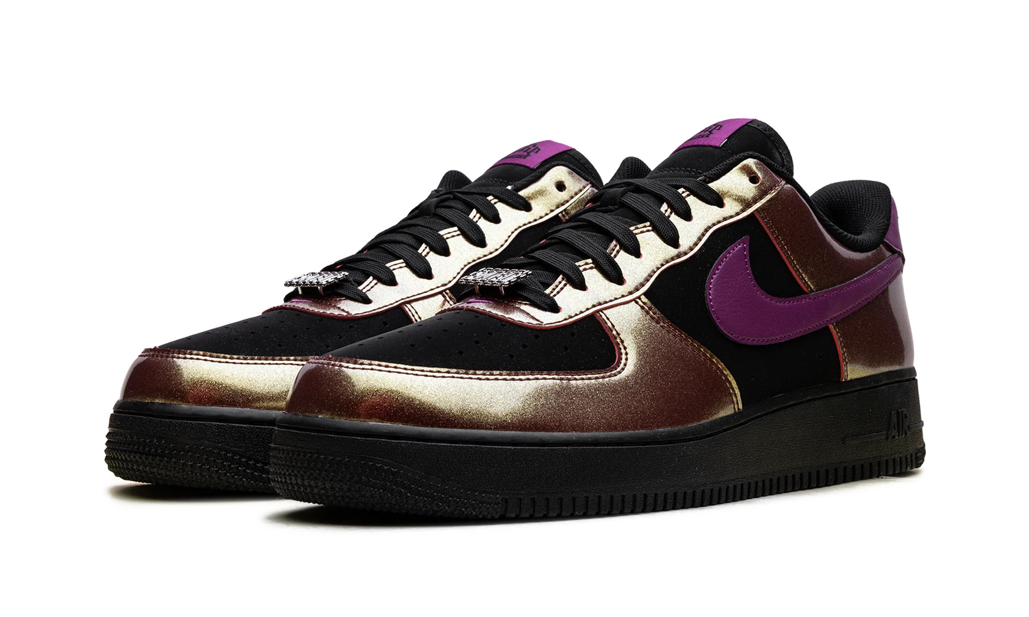 Nike Air Force 1 Low '07 LV8 Glam Rock Black Bold Berry (IB6843-002) - front view