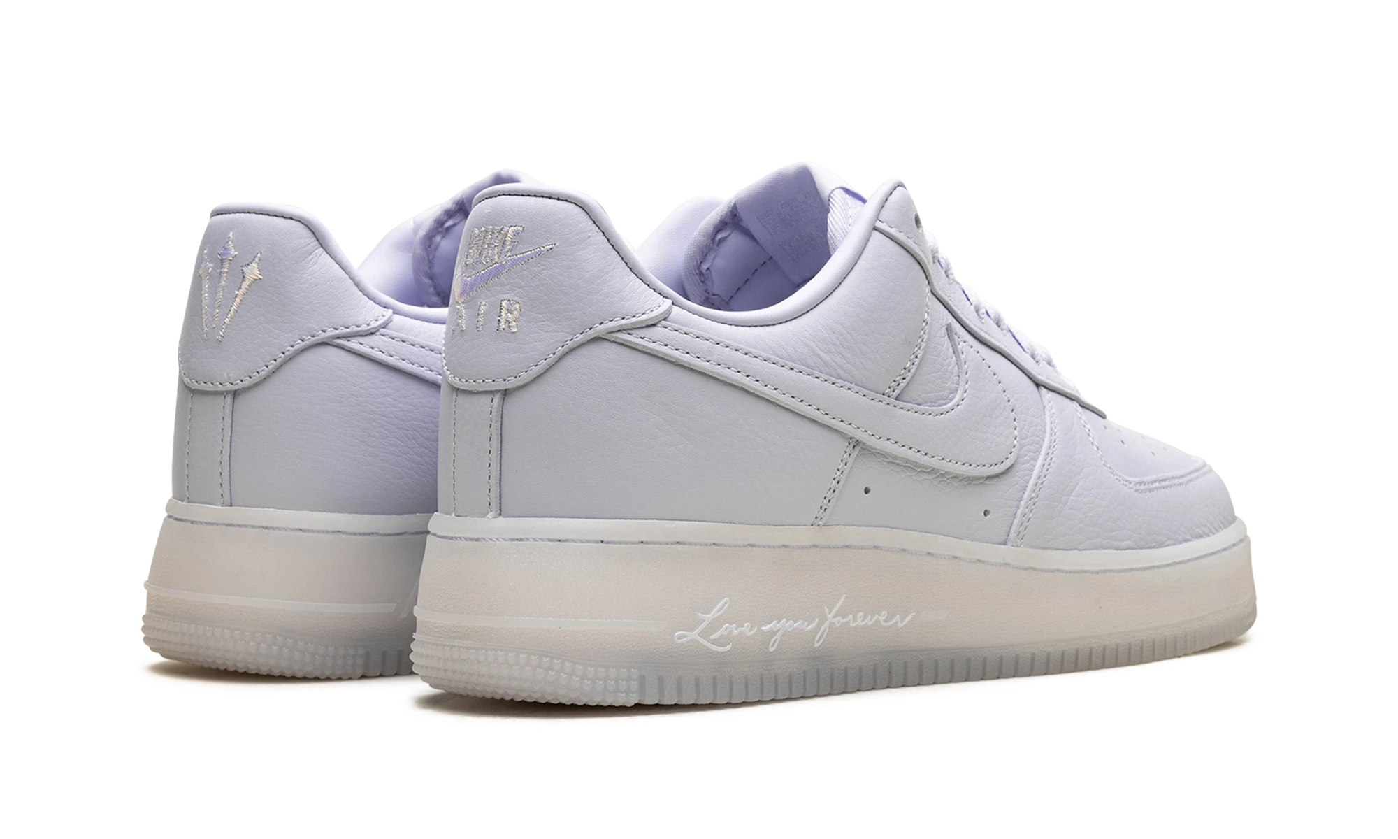 Pair of sneakers Nike Air Force 1 Low Drake NOCTA Certified Lover Palest Purple (CZ8065-500) brand new and authentic with original box.
