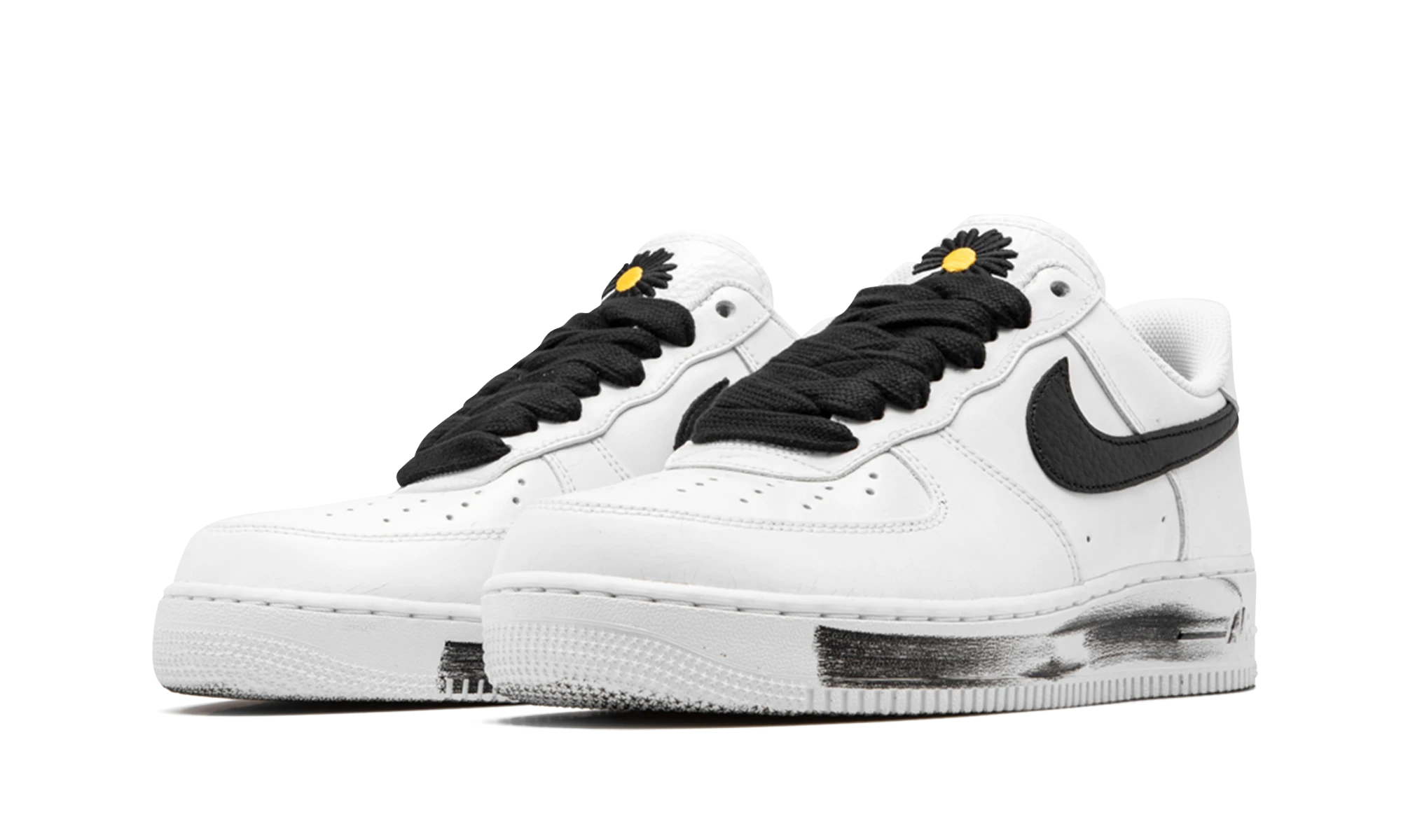 Detail vnútornej strany teniska Nike Air Force 1 Low G-Dragon Peaceminusone Para-Noise 2.0 (DD3223-100) multicolore.