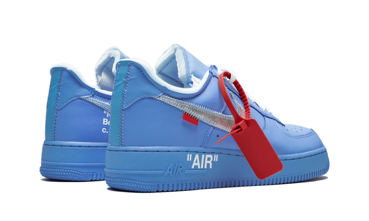 Nike Air Force 1 Low Off-White MCA University Blue (CI1173-400) - back view
