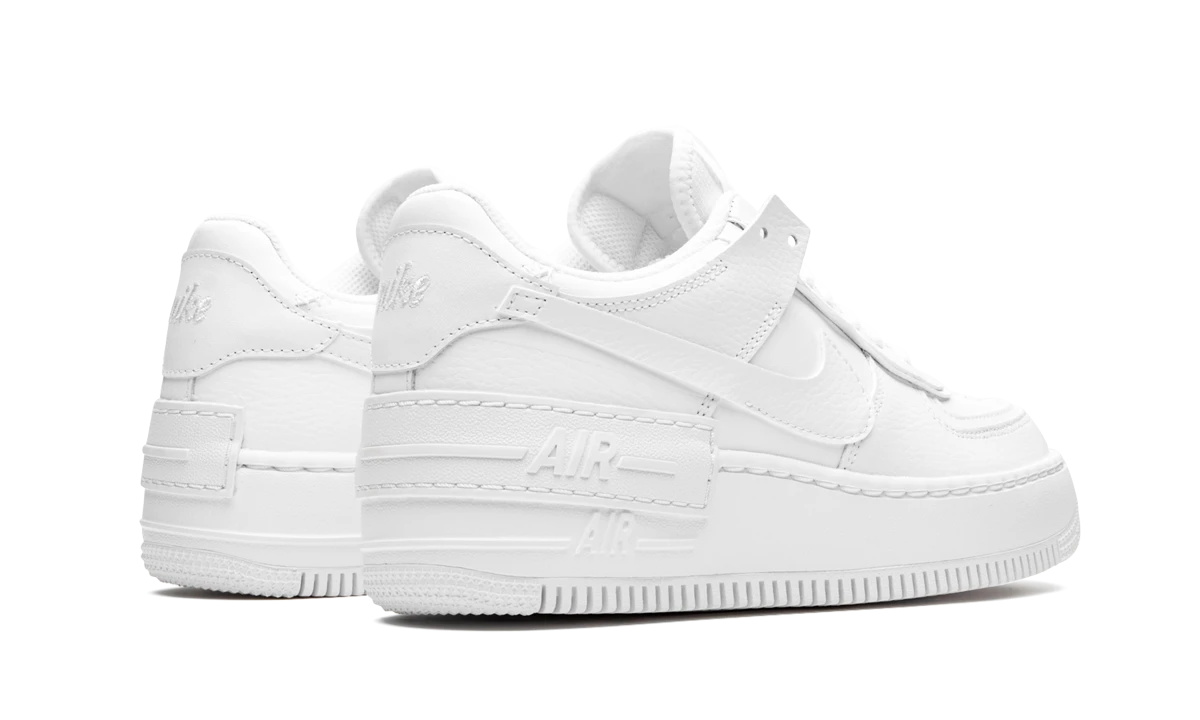 Pair of sneakers Nike Air Force 1 Low Shadow Triple White (CI0919-100) brand new and authentic with original box.