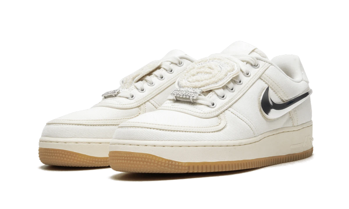Nike Air Force 1 Low Travis Scott Sail (AQ4211-101) - front view