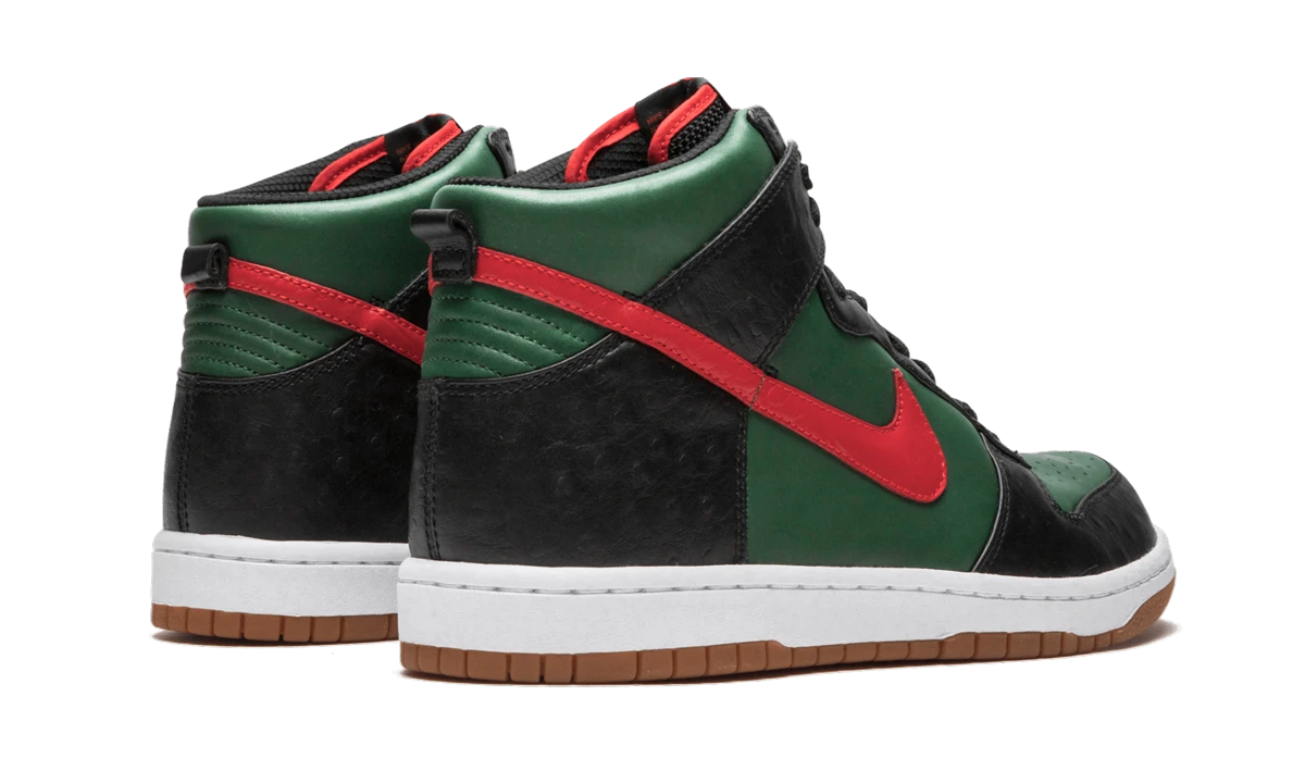 Pair of sneakers Nike Dunk High Supreme Spark LE East (DJ Clark Kent) (375378-361) brand new and authentic with original box.