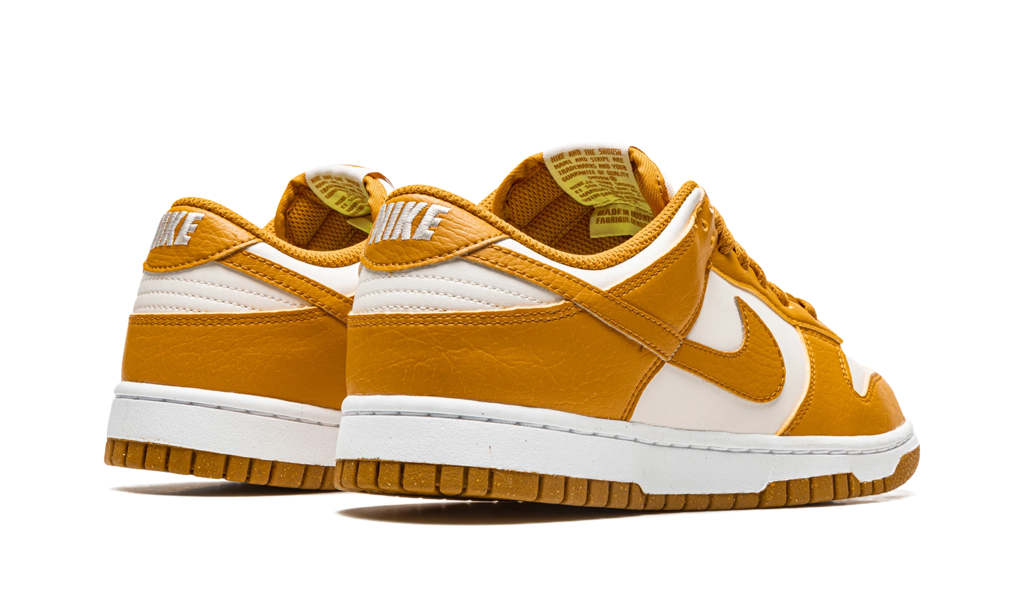 Pair of sneakers Nike Dunk Low Next Nature Phantom Gold Suede (DN1431-001) brand new and authentic with original box.