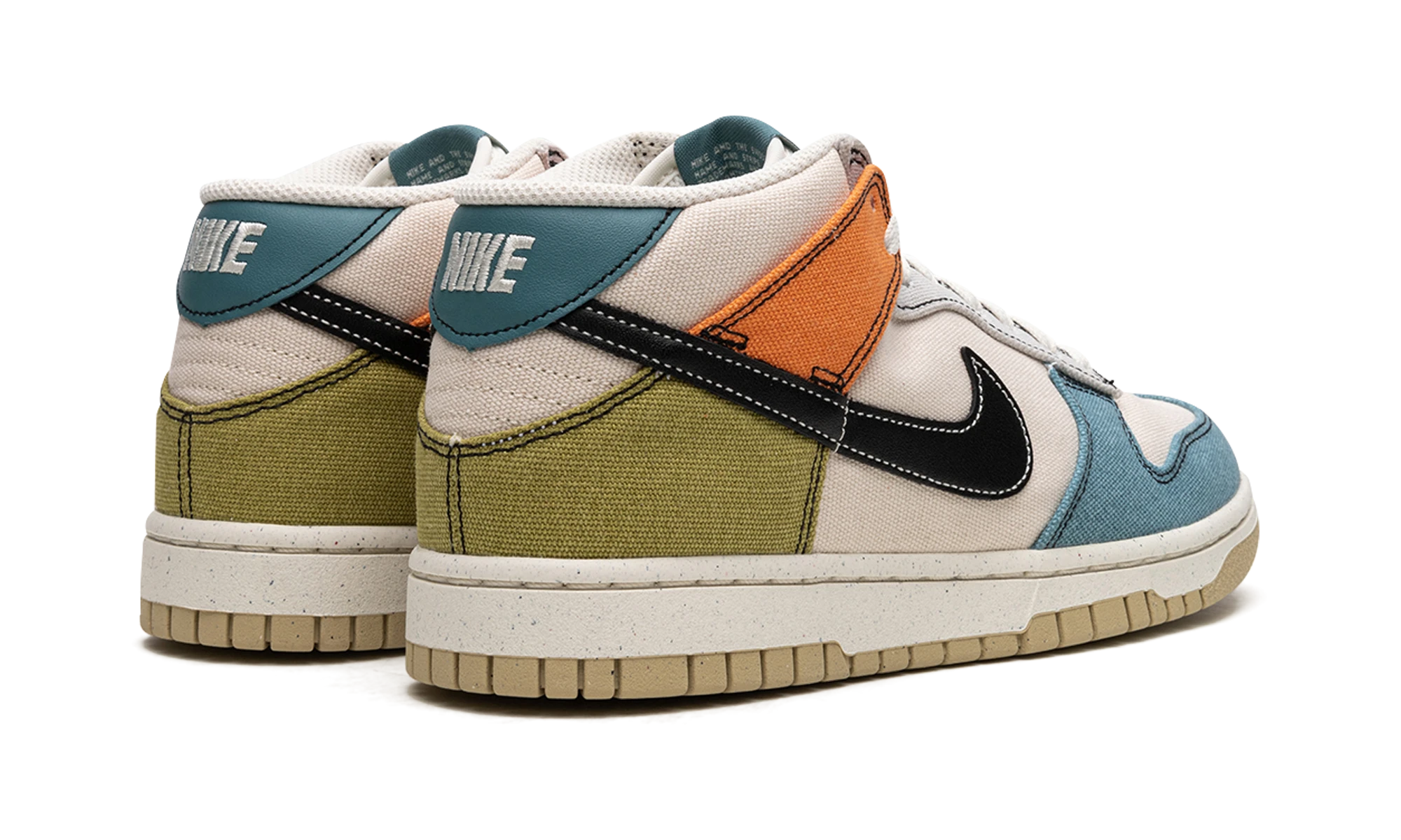 Pair of sneakers Nike Dunk Mid Pale Ivory Multi (DV0830-100) brand new and authentic with original box.