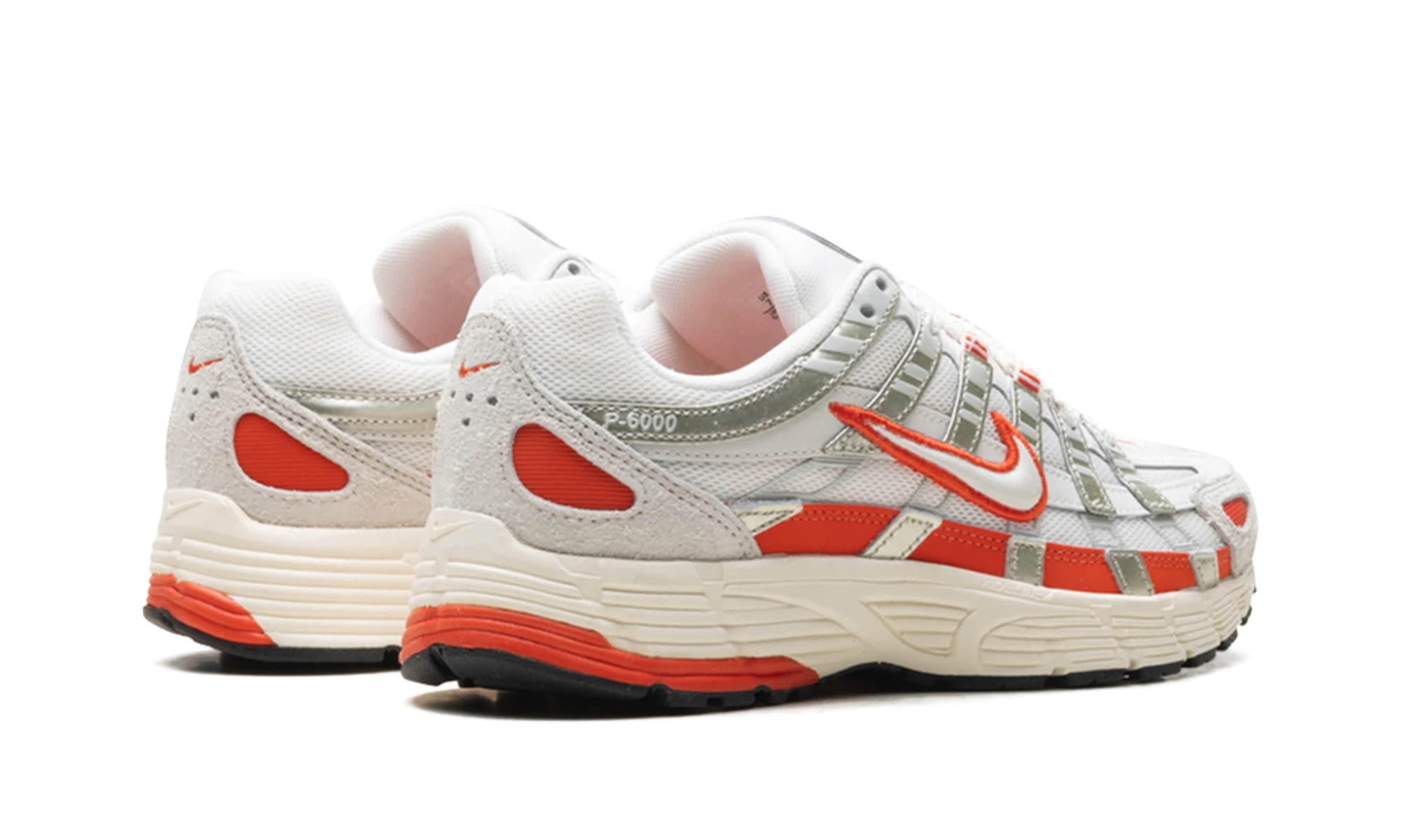 Nike P-6000 Sail Pale Ivory Light Bone Picante Red (HV5230-133) - back view