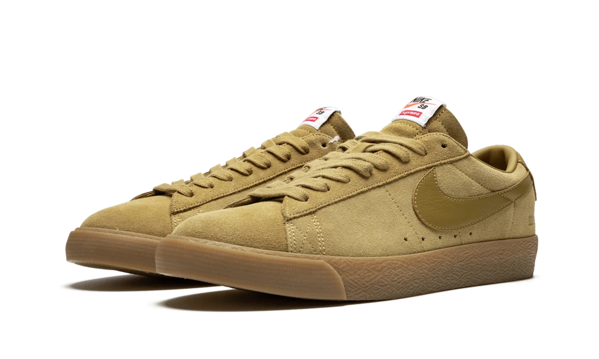 Nike SB Blazer Low GT Supreme Golden Beige (716890-229) - front view
