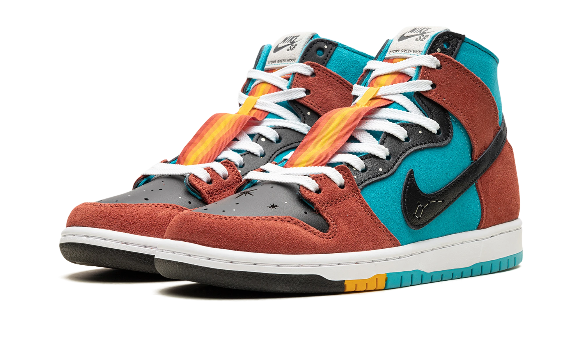 Nike SB Dunk High Di'orr Greenwood Navajo Arts (FQ1775-400) - front view