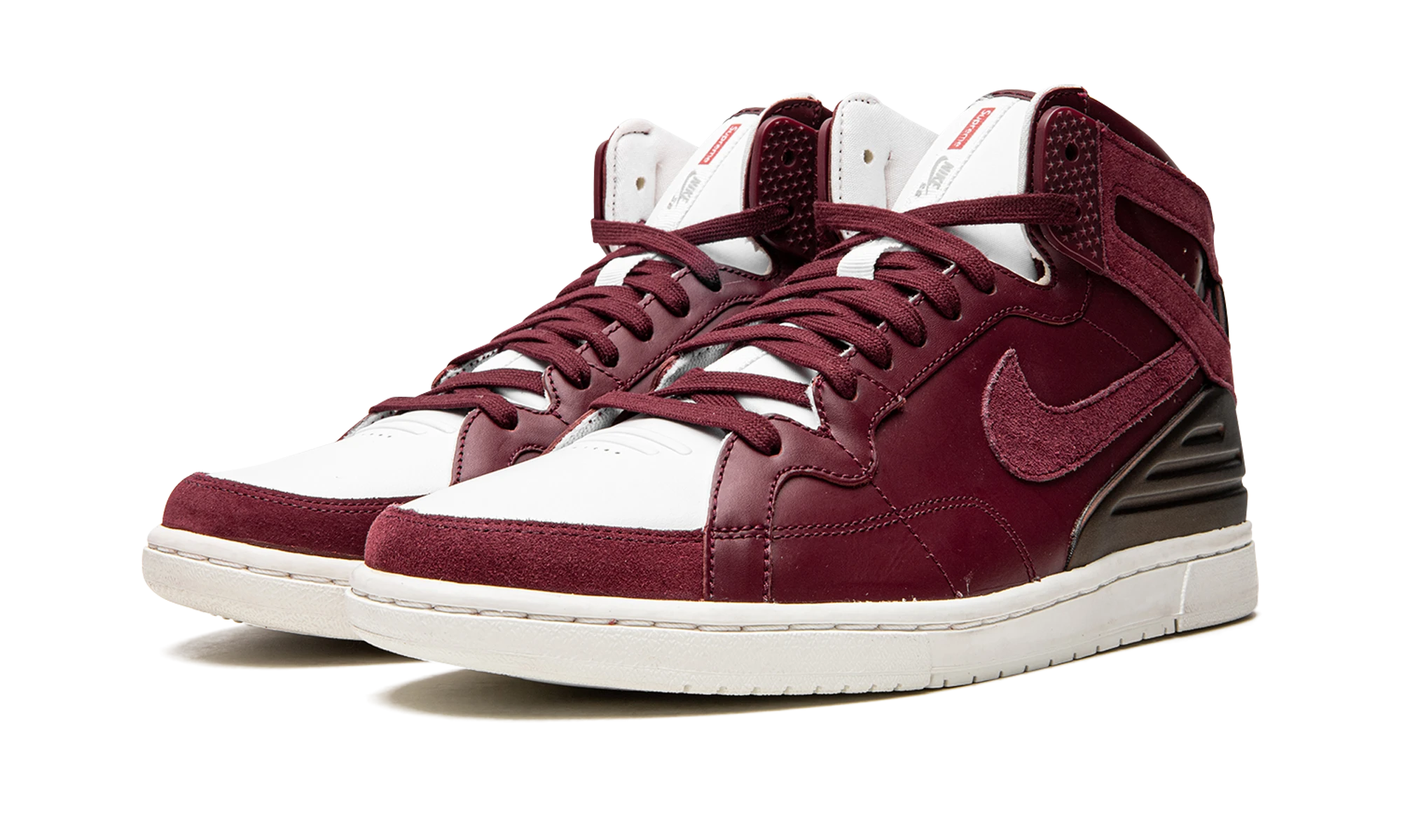 Nike SB Zoom Air 94 Hi Supreme Cherrywood (428927-600) - front view