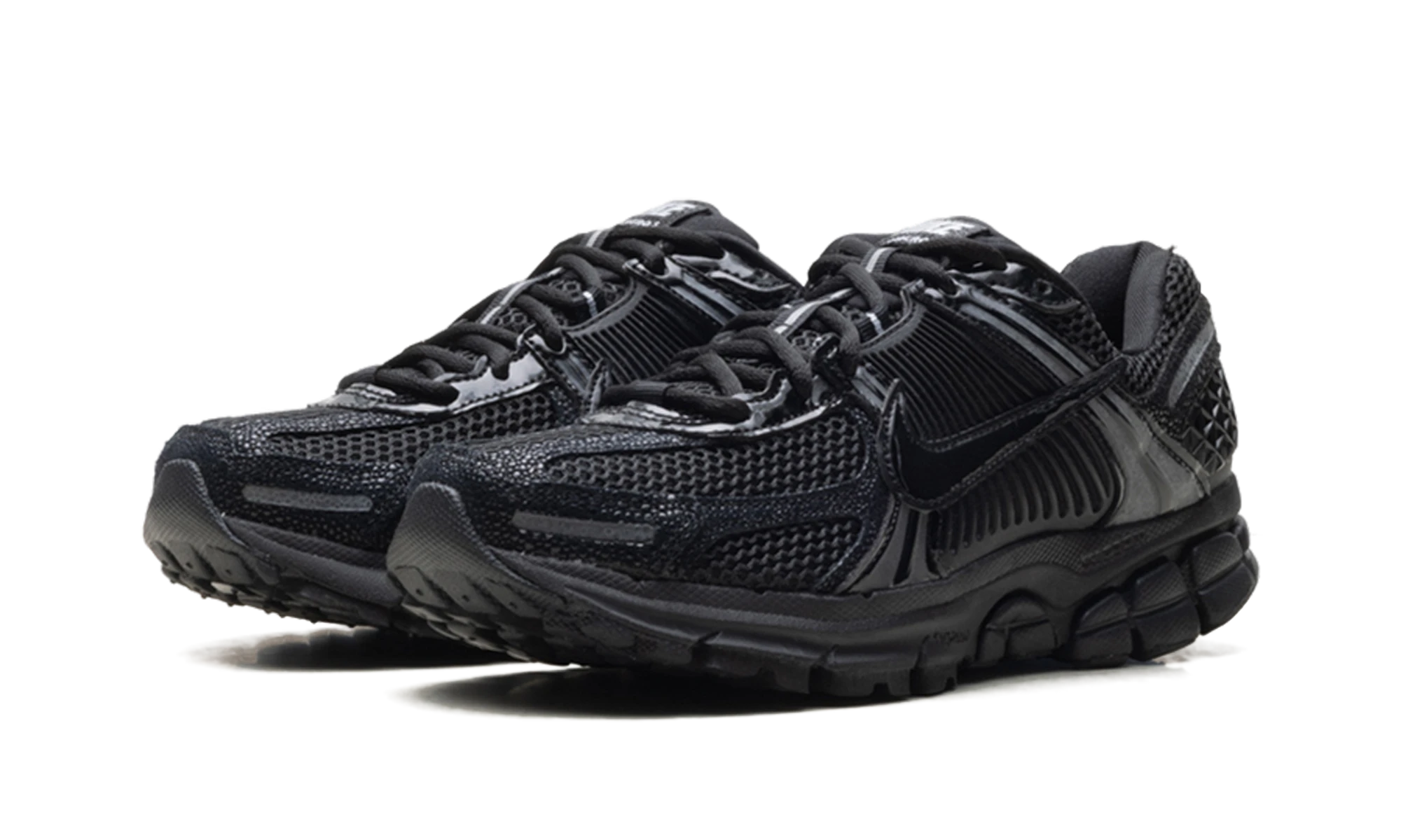 Pair of sneakers Nike Zoom Vomero 5 Black Patent brand new and authentic with original box.