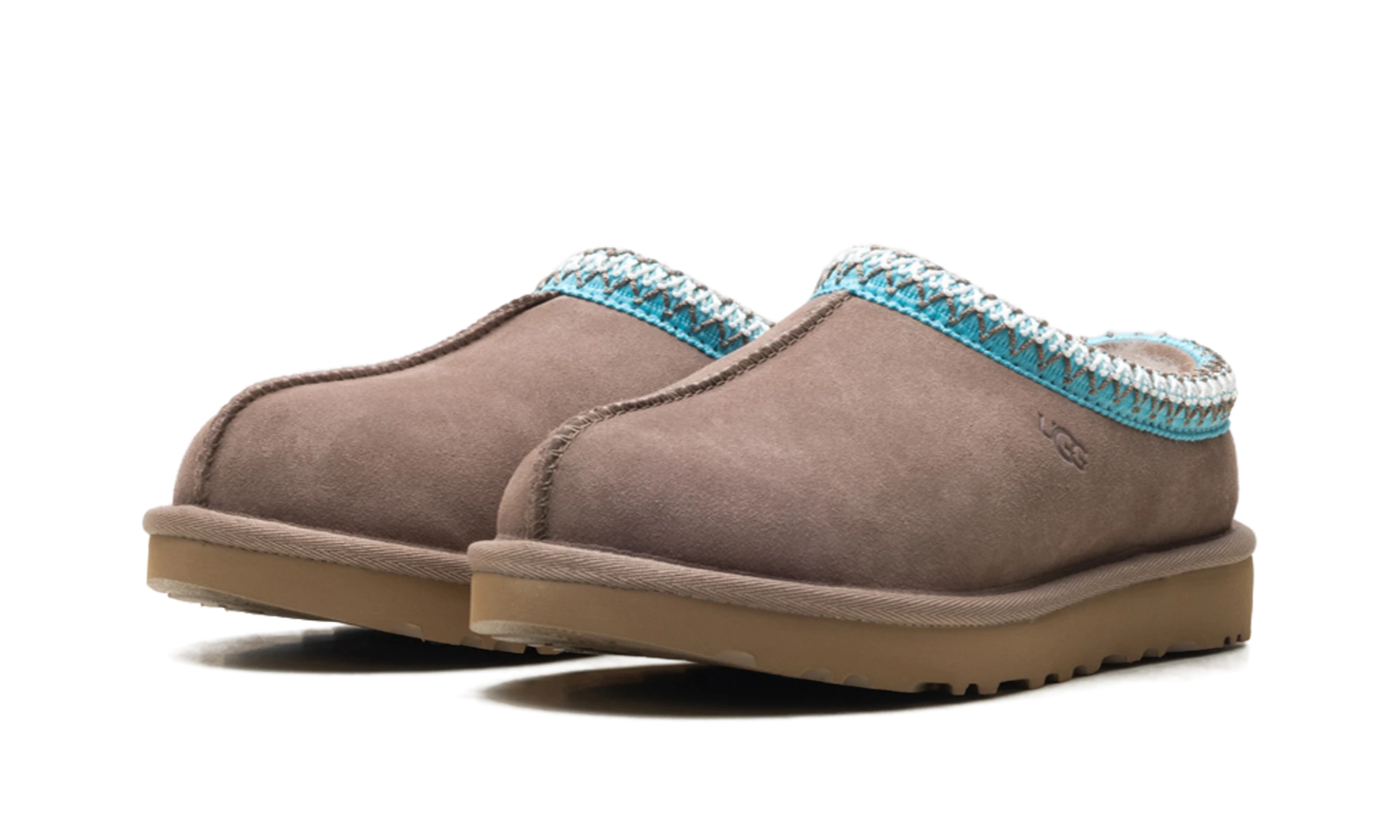 Detail of the inner side of the slipper UGG Tasman II Slipper Caribou Sapphire Ice (1174470-CPPH) bleu.